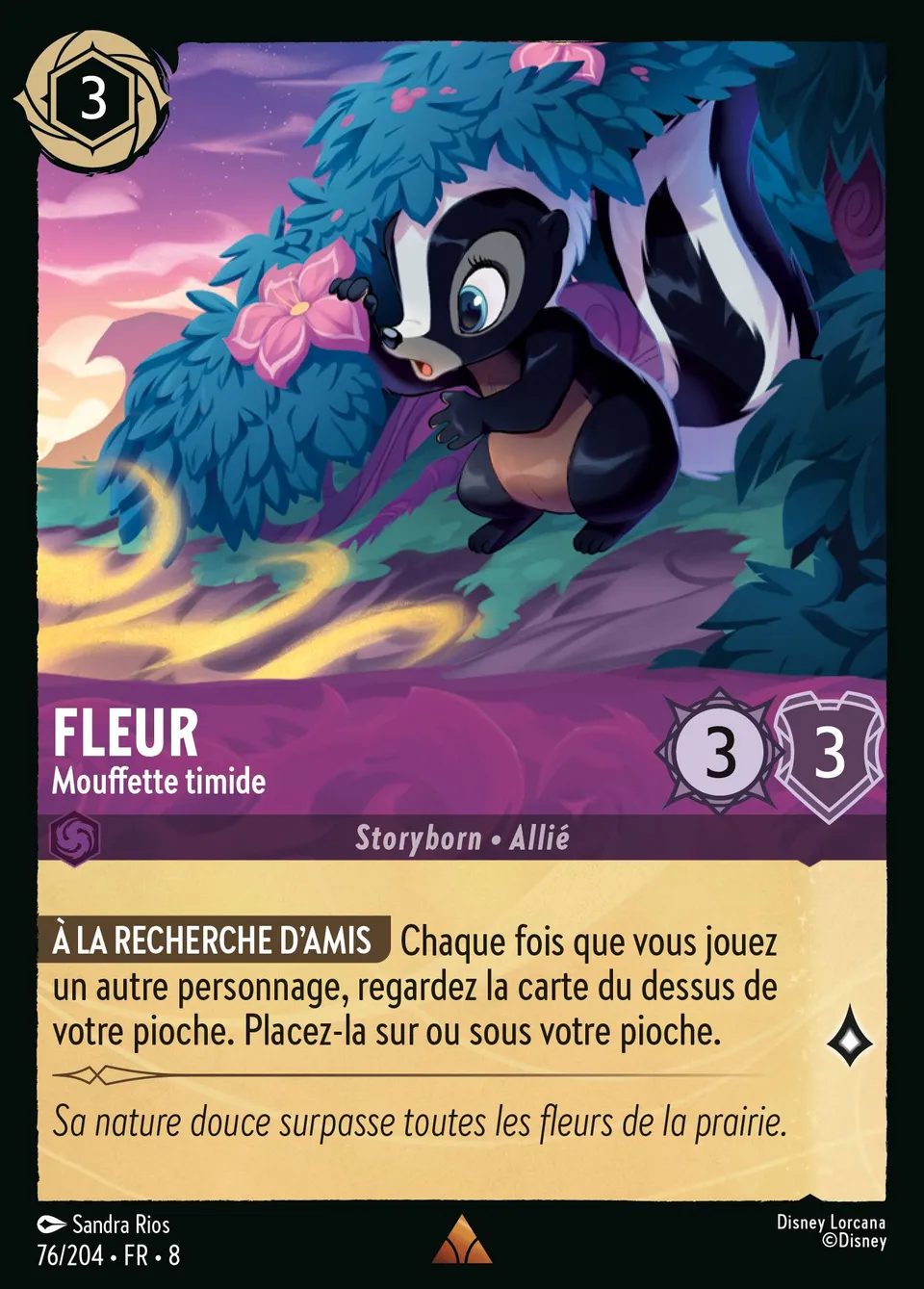 Fleur - Mouffette timide from The Reign of Jafar - Lorcana