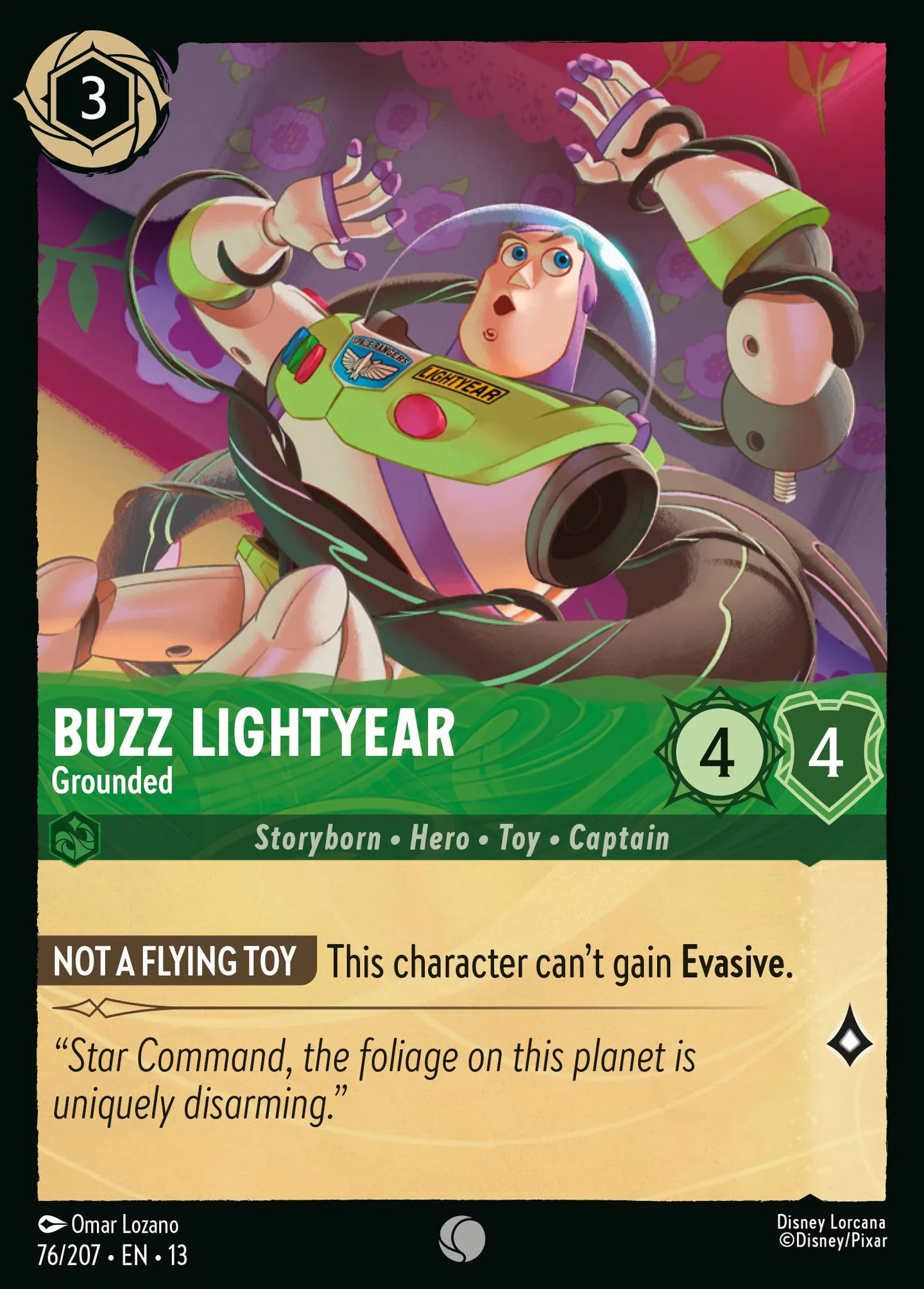 Buzz l'Éclair - Cloué au sol — Attack of the Vine! — Lorcana
