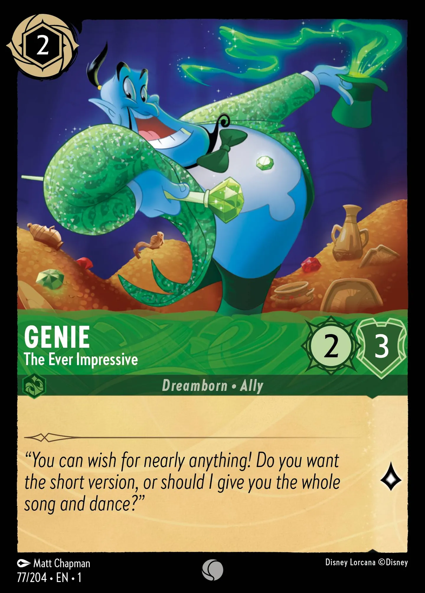 Genie - The Ever Impressive — The First Chapter — Lorcana