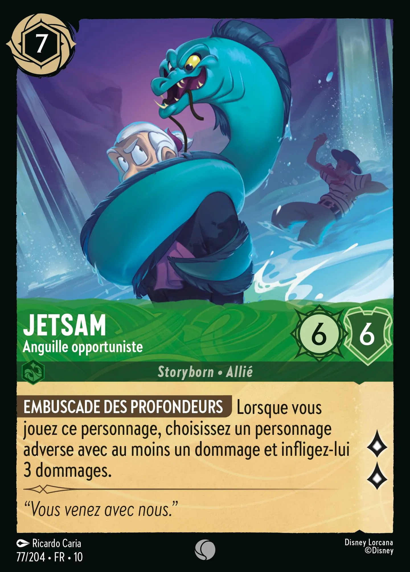 Jetsam - Anguille opportuniste — Whispers in the Well — Lorcana