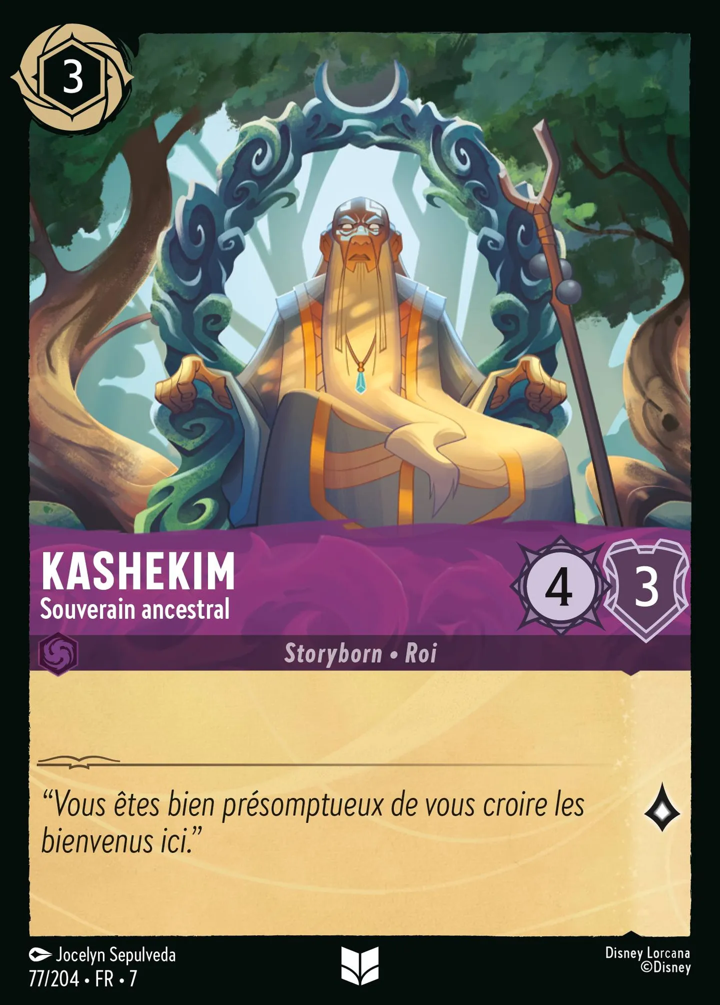 Kashekim - Souverain ancestral — Archazia's Island — Lorcana