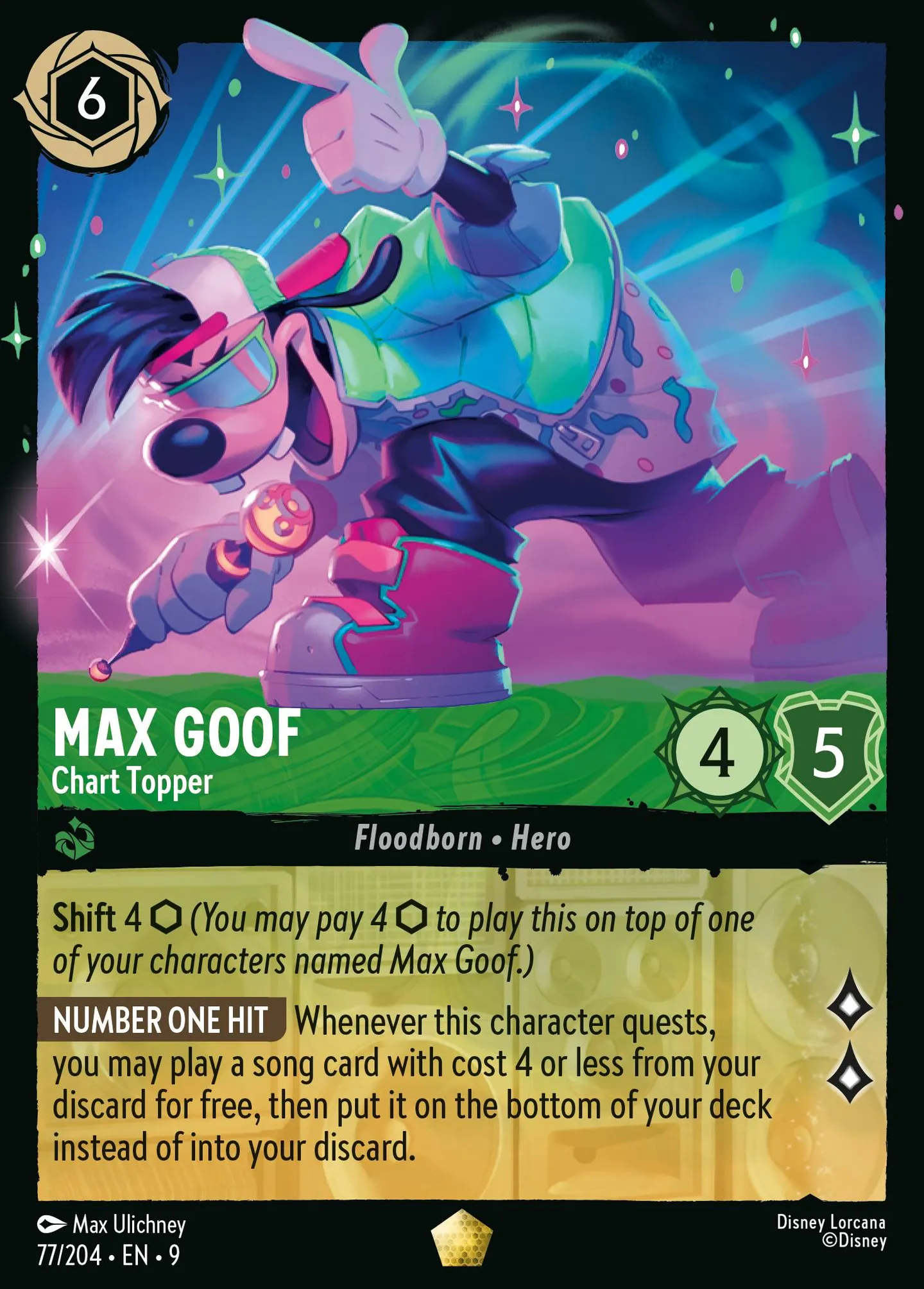 Max Goof - Chart Topper — Fabled — Lorcana