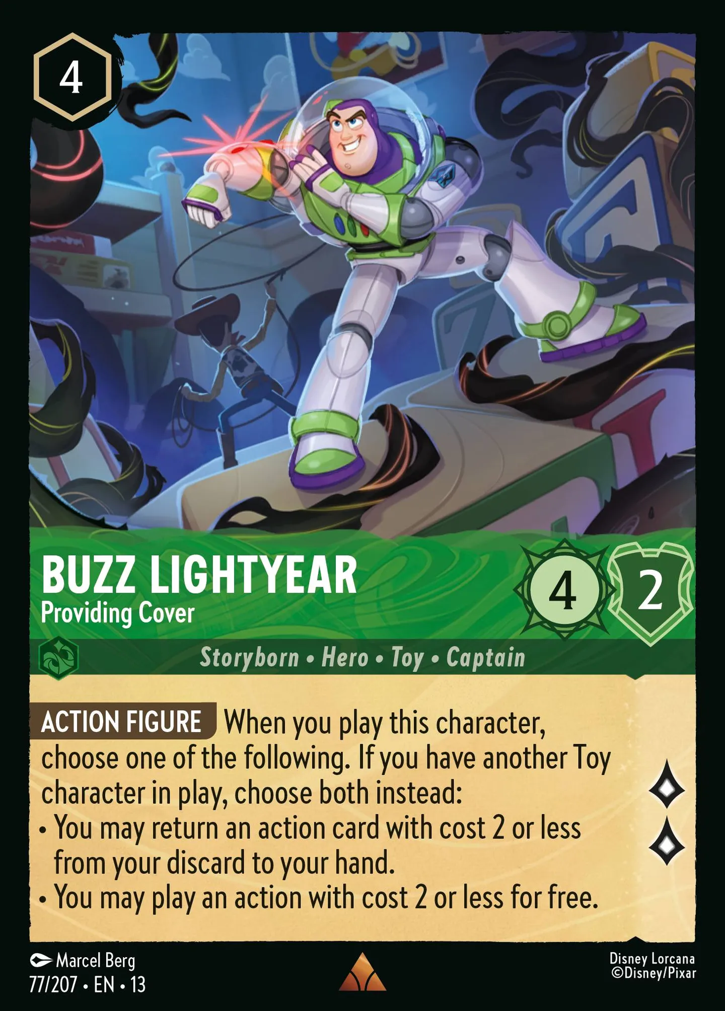 Buzz Lightyear - Providing Cover — Attack of the Vine! — Lorcana