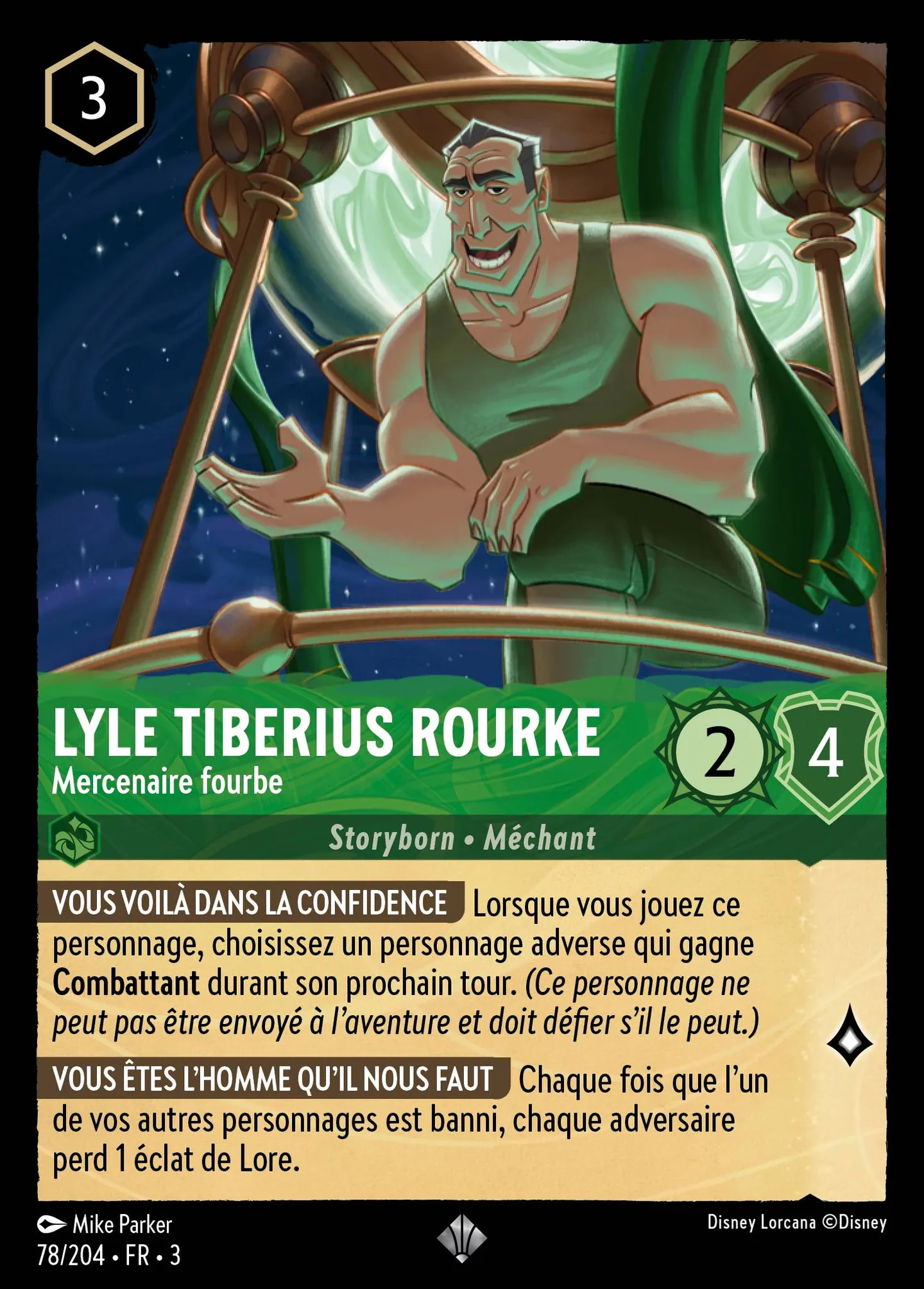 Lyle Tiberius Rourke - Mercenaire fourbe — Into the Inklands — Lorcana