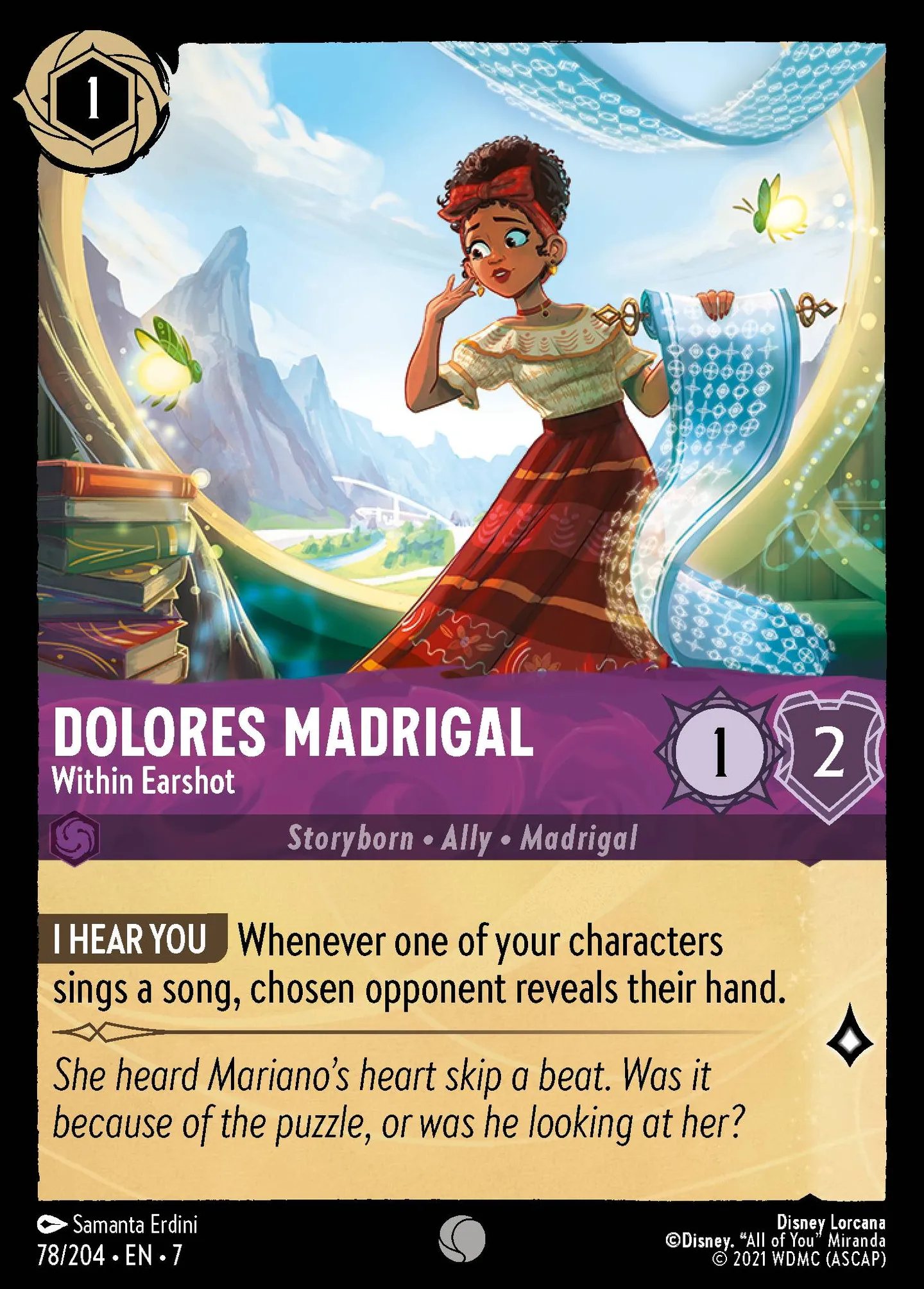 Dolores Madrigal - Within Earshot — Archazia's Island — Lorcana