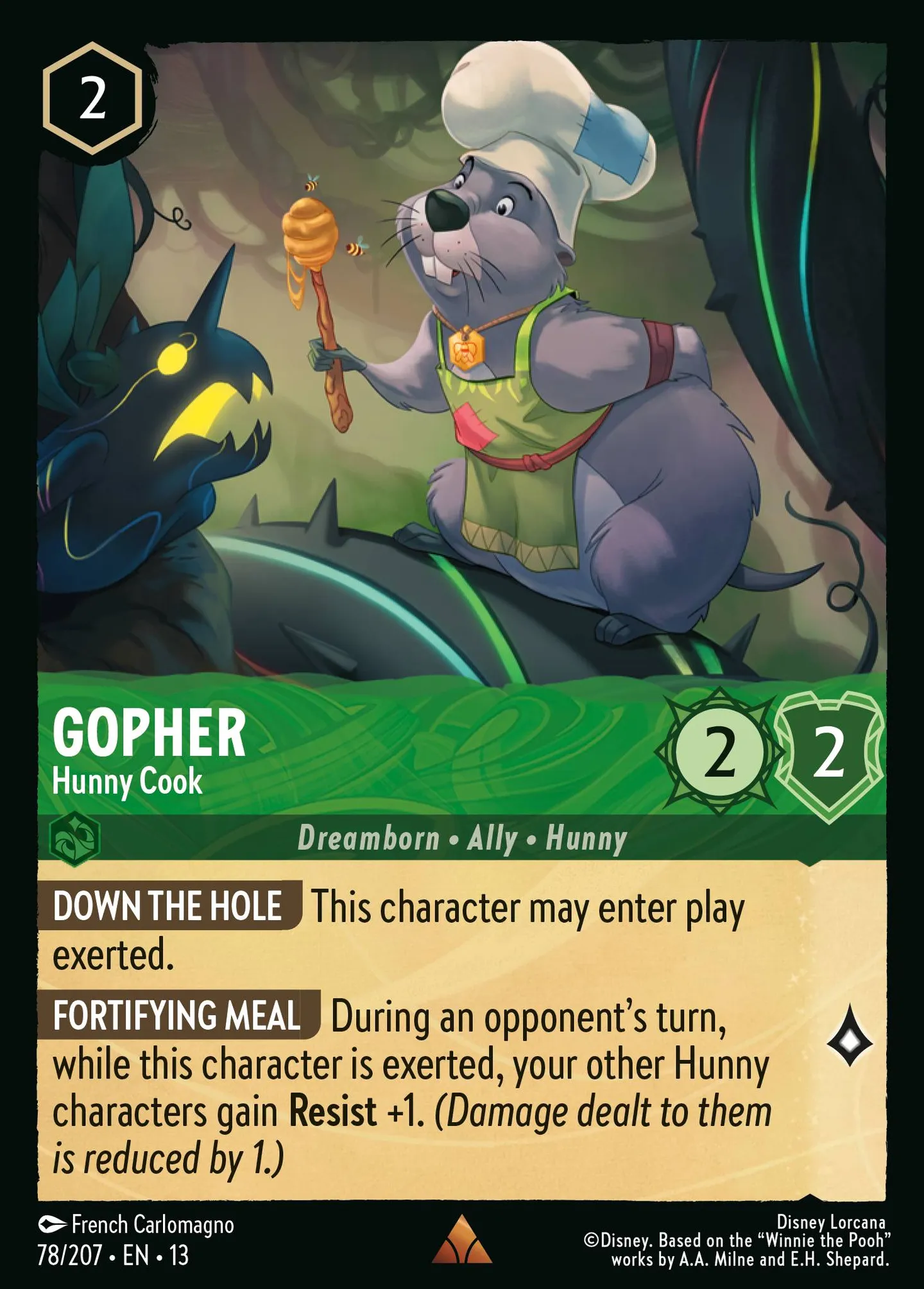 Gopher - Hunny Cook — Attack of the Vine! — Lorcana