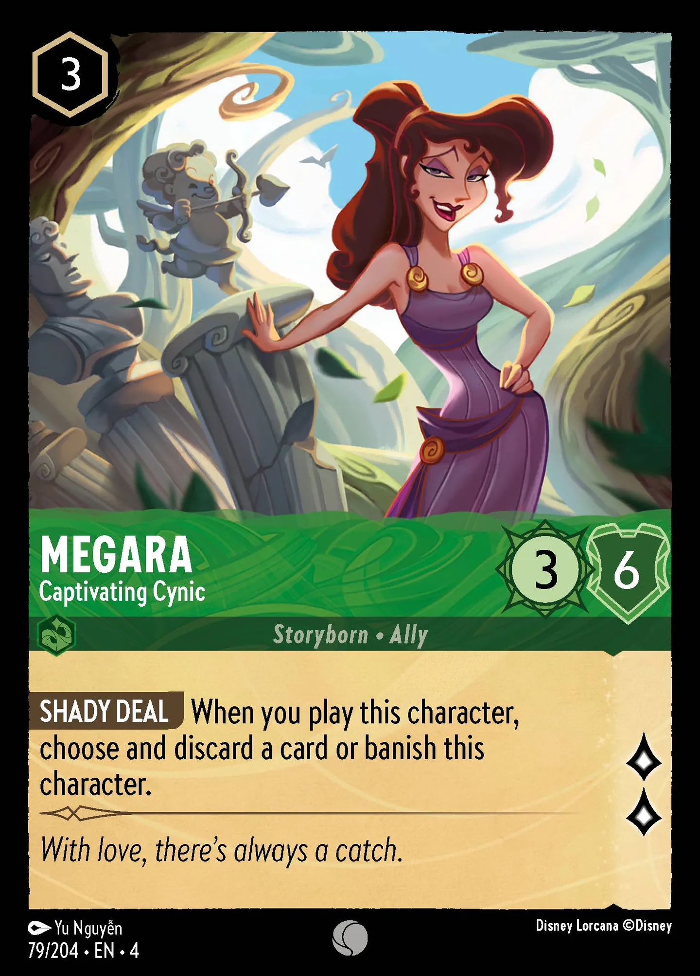 Megara - Captivating Cynic — Ursula's Return — Lorcana