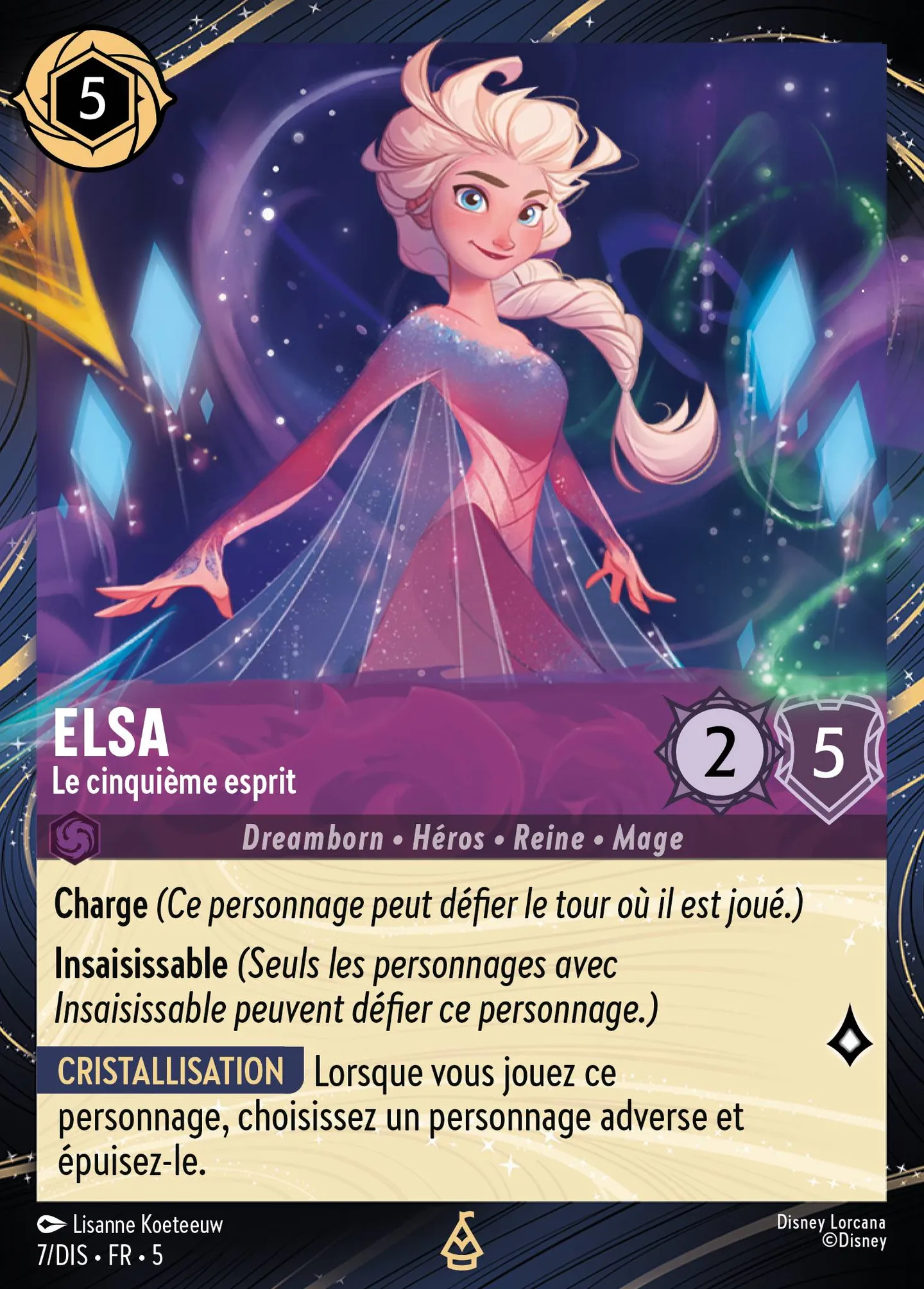 Elsa - Le cinquième esprit — Discover Promos — Lorcana
