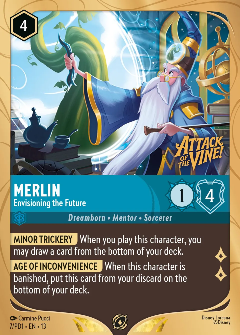 Merlin - Envisioning the Future from Prerelease Promos - Lorcana