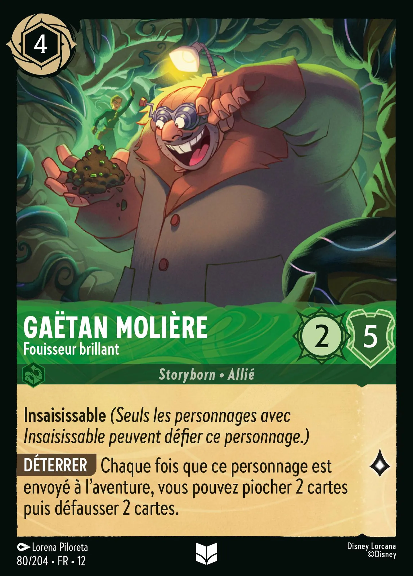 Gaëtan Molière - Fouisseur brillant — Wilds Unknown — Lorcana