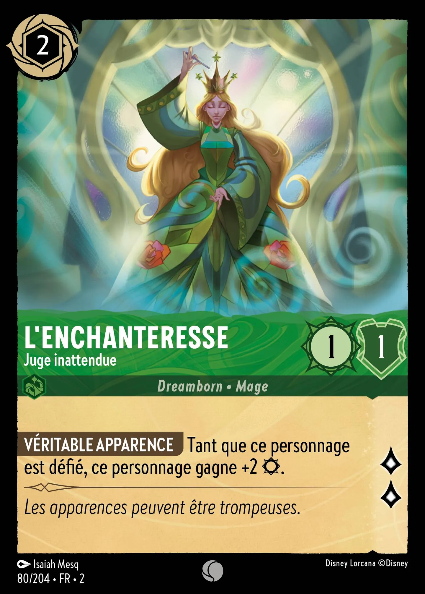 L'Enchanteresse - Juge inattendue — Rise of the Floodborn — Lorcana