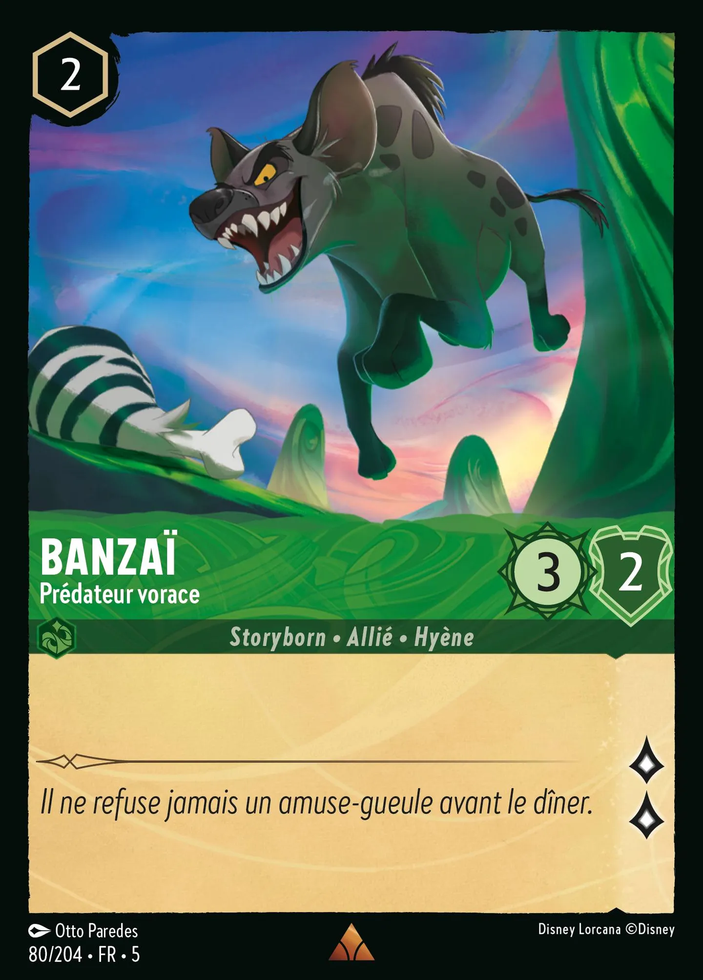 Banzaï - Prédateur vorace — Shimmering Skies — Lorcana