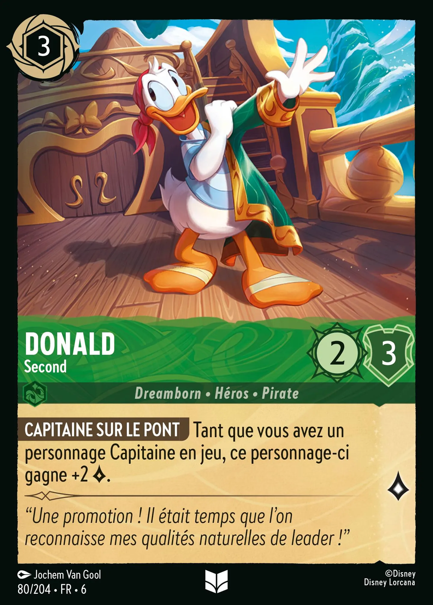 Donald - Second — Azurite Sea — Lorcana