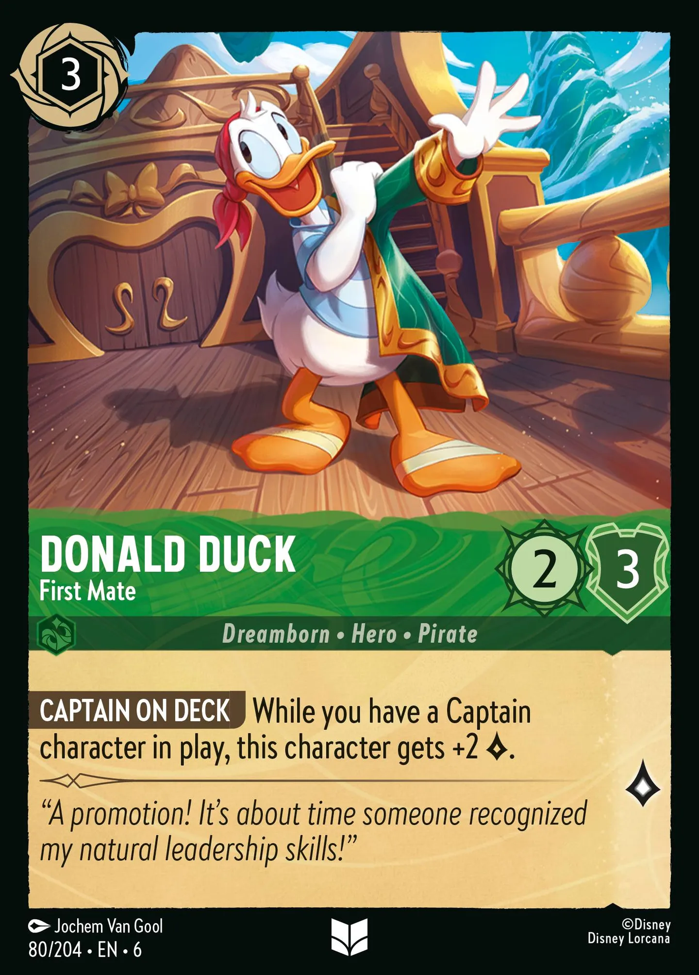 Donald - Second — Azurite Sea — Lorcana