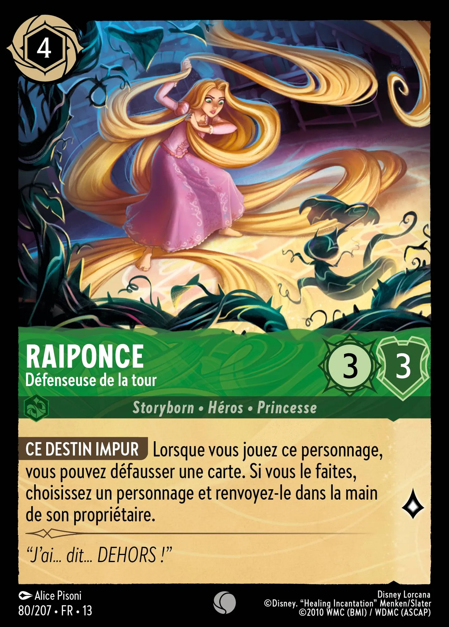 Raiponce - Défenseuse de la tour — Attack of the Vine! — Lorcana