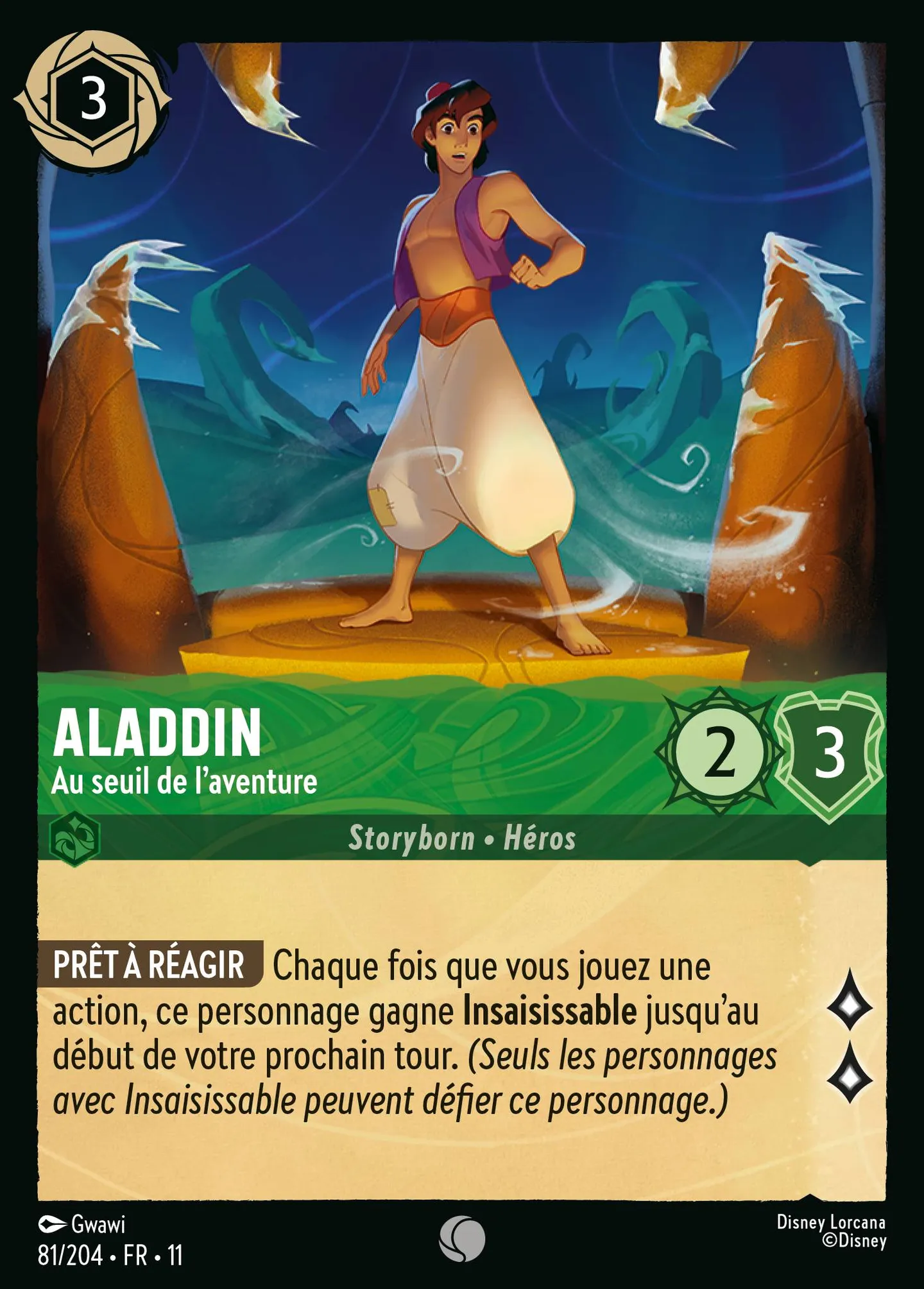 Aladdin - Au seuil de l'aventure — Winterspell — Lorcana
