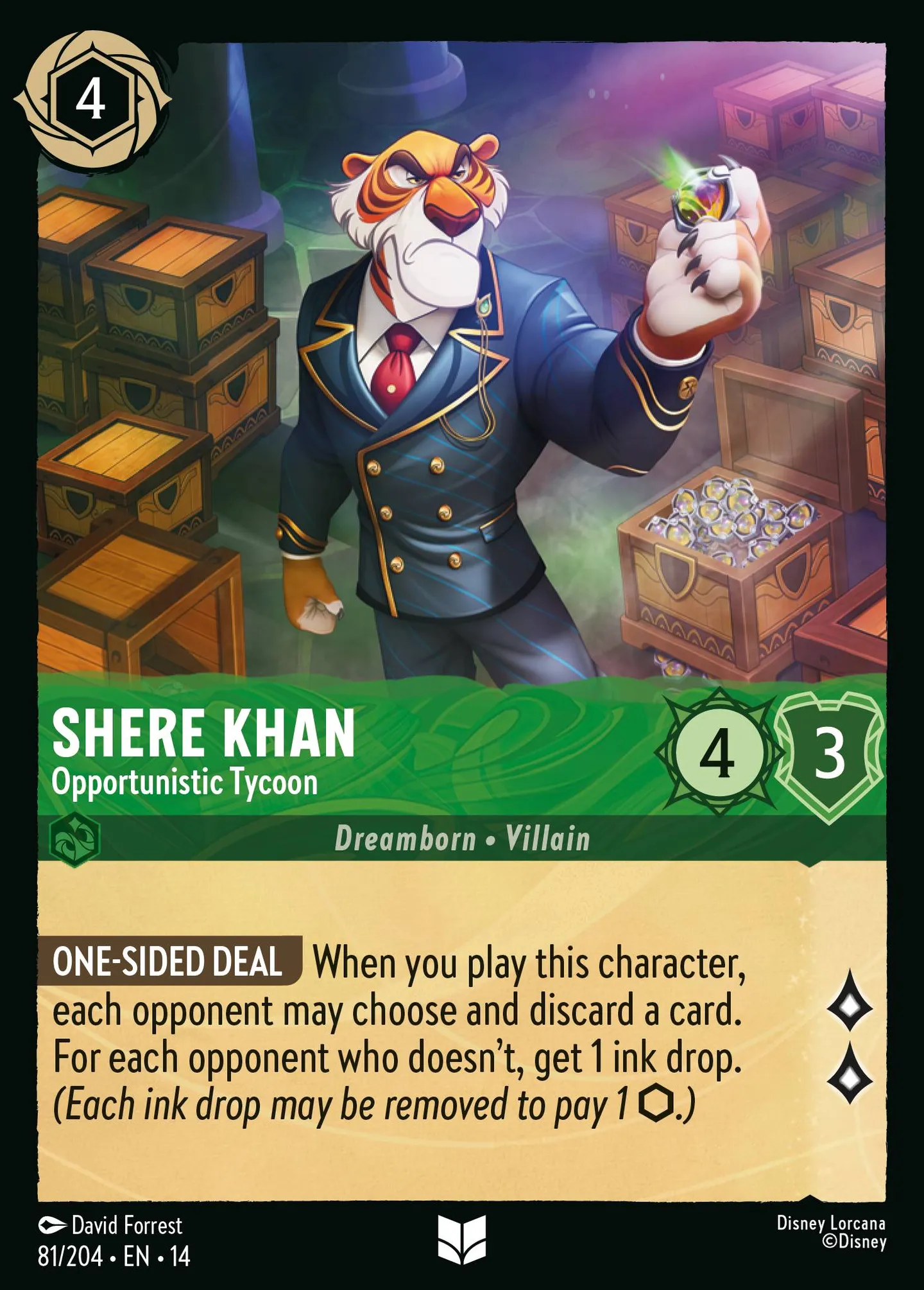 Shere Khan - Opportunistic Tycoon — Hyperia City — Lorcana