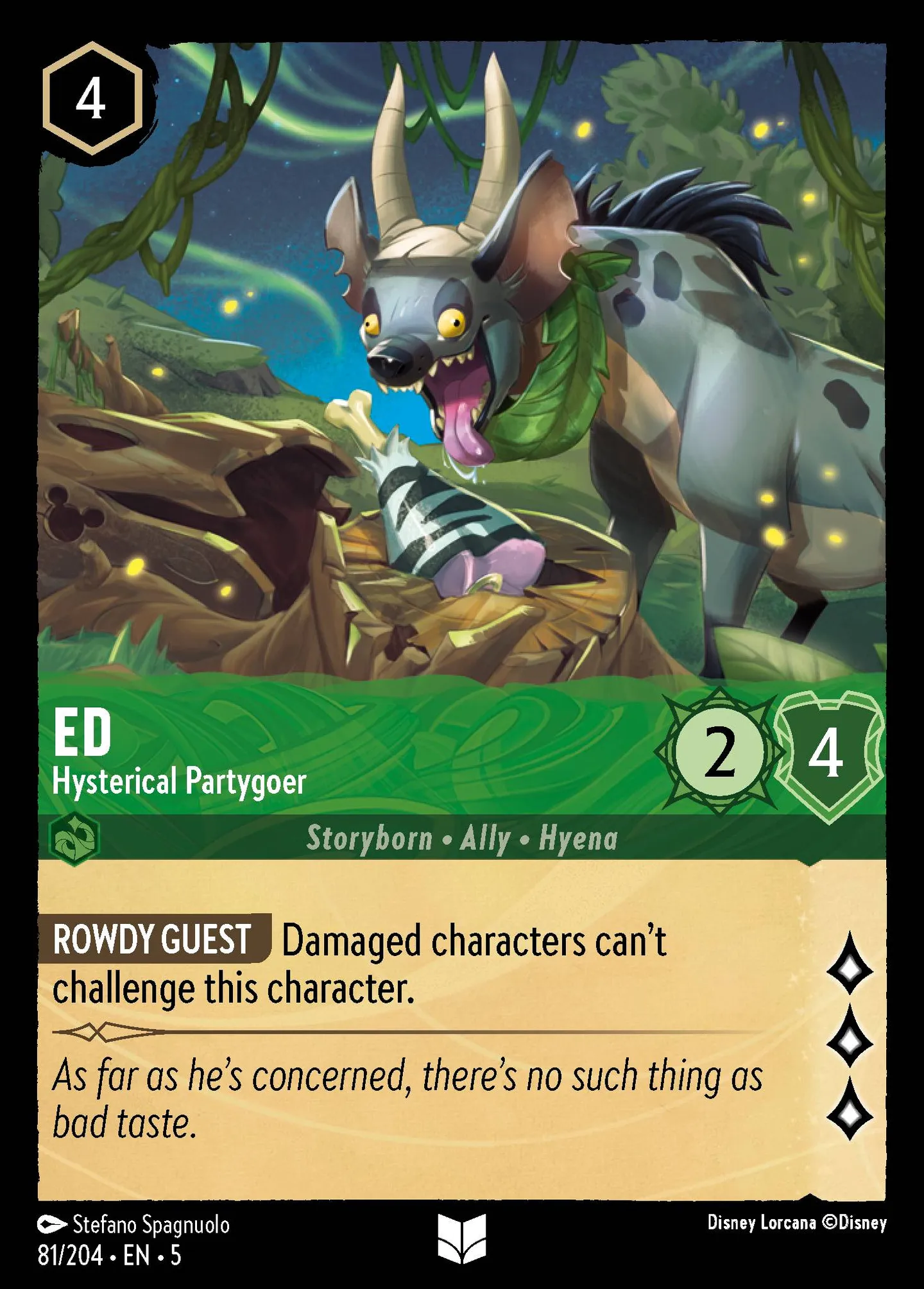 Ed - Hysterical Partygoer — Shimmering Skies — Lorcana