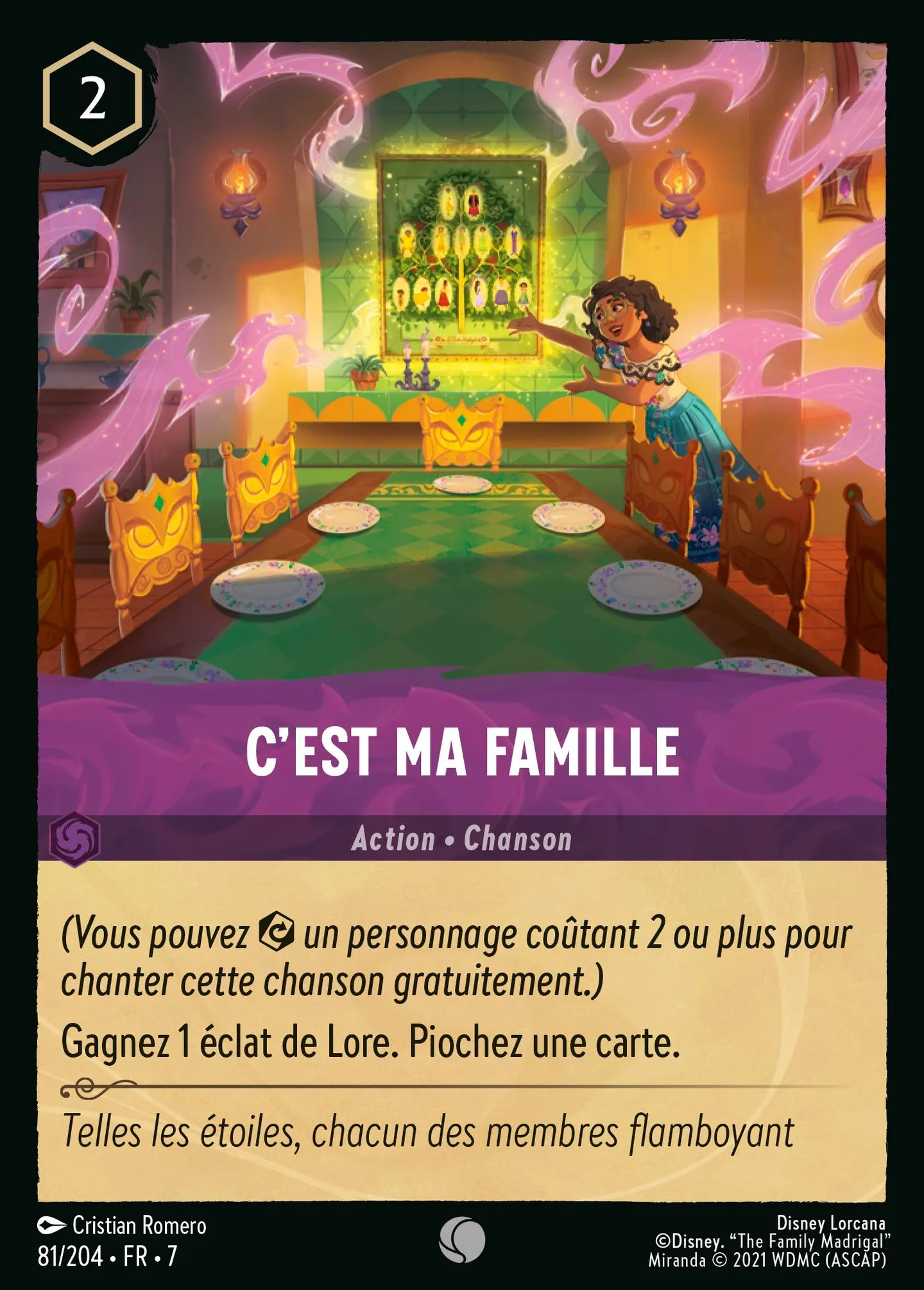 C'est ma famille — Archazia's Island — Lorcana