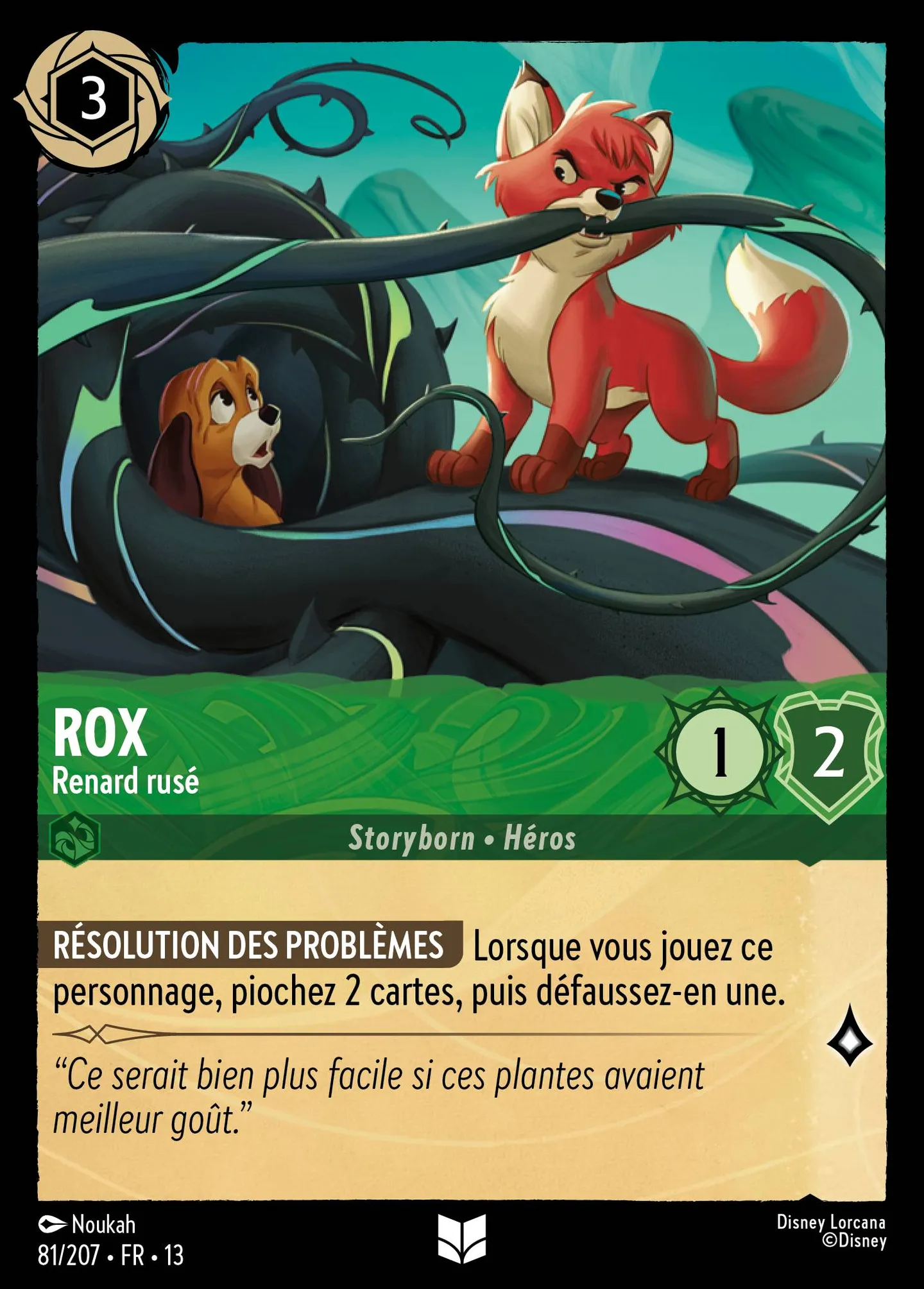 Rox - Renard rusé — Attack of the Vine! — Lorcana