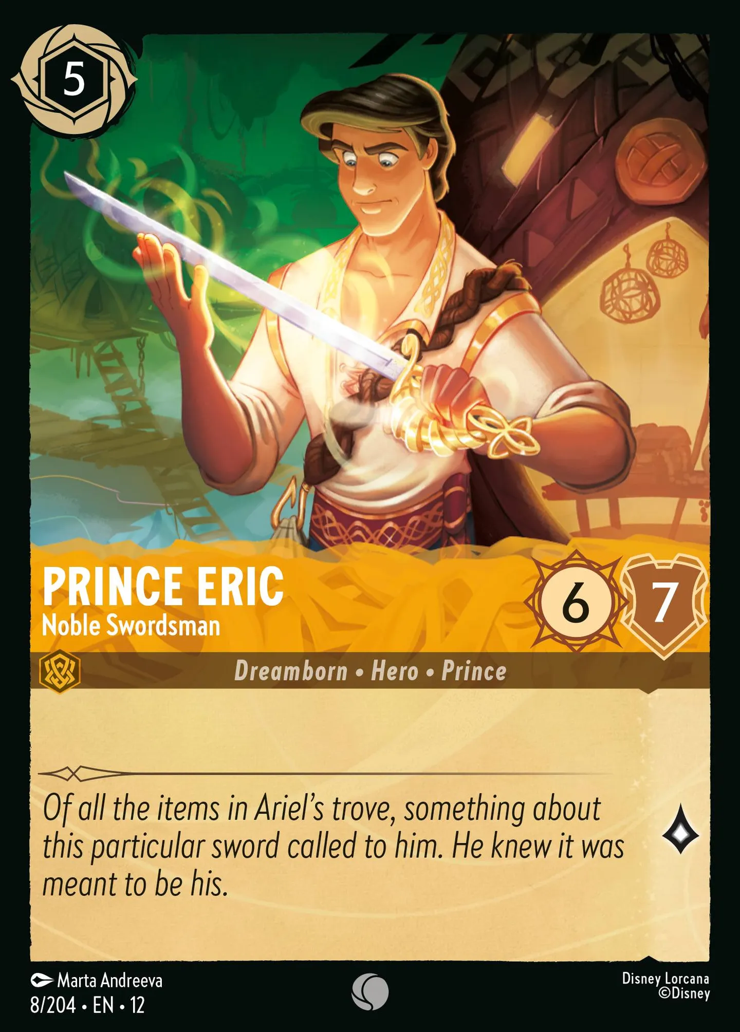 Prince Eric - Noble épéiste — Wilds Unknown — Lorcana