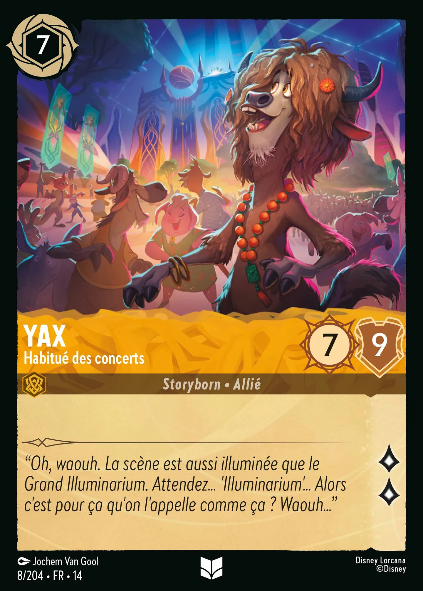 Yax - Habitué des concerts — Hyperia City — Lorcana
