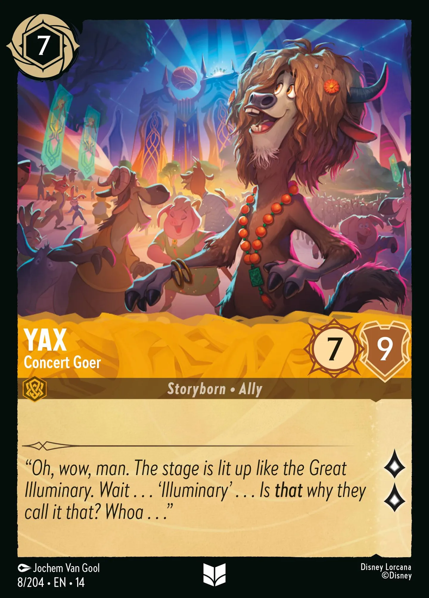 Yax - Concert Goer — Hyperia City — Lorcana