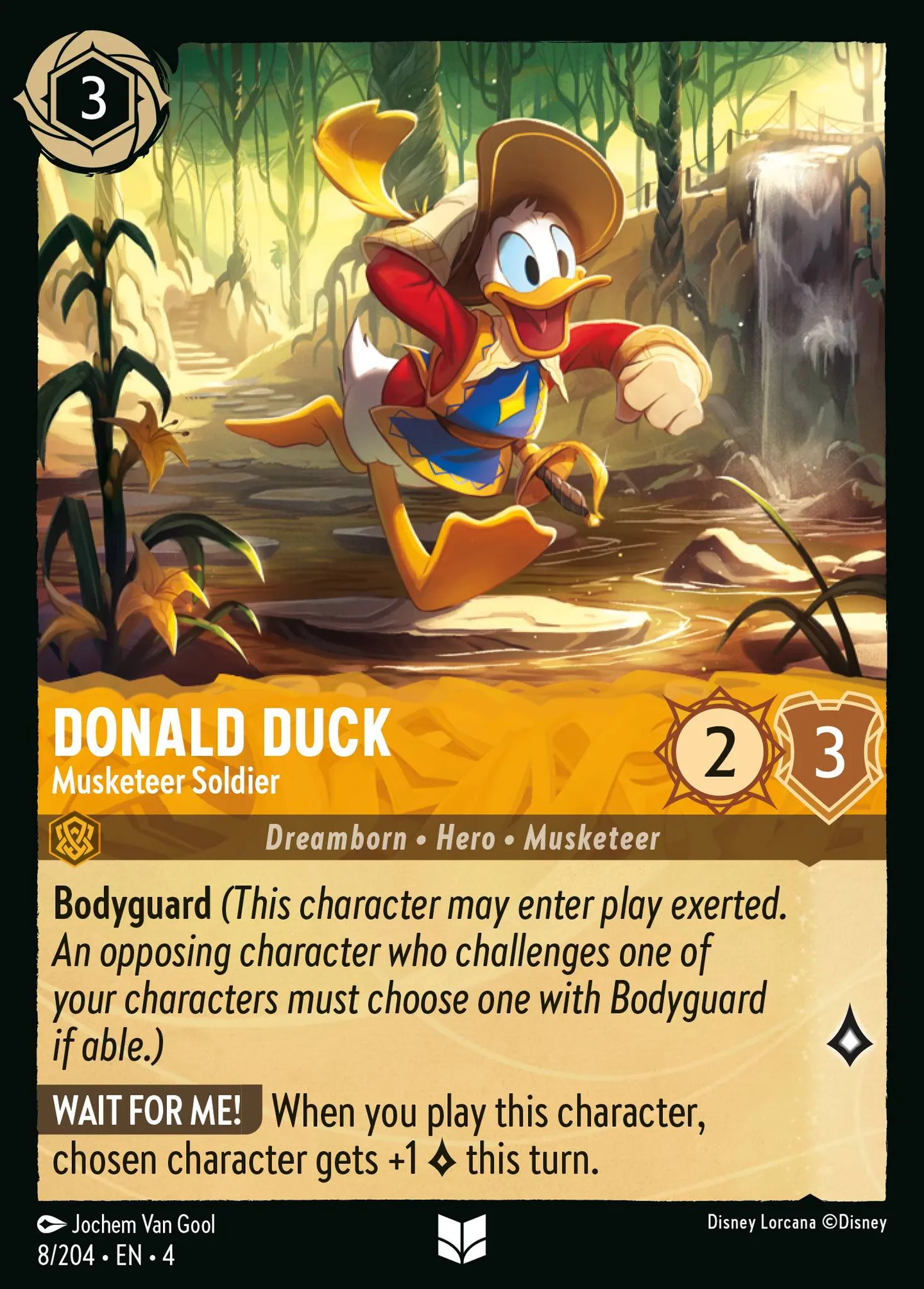 Donald Duck - Musketeer Soldier — Ursula's Return — Lorcana