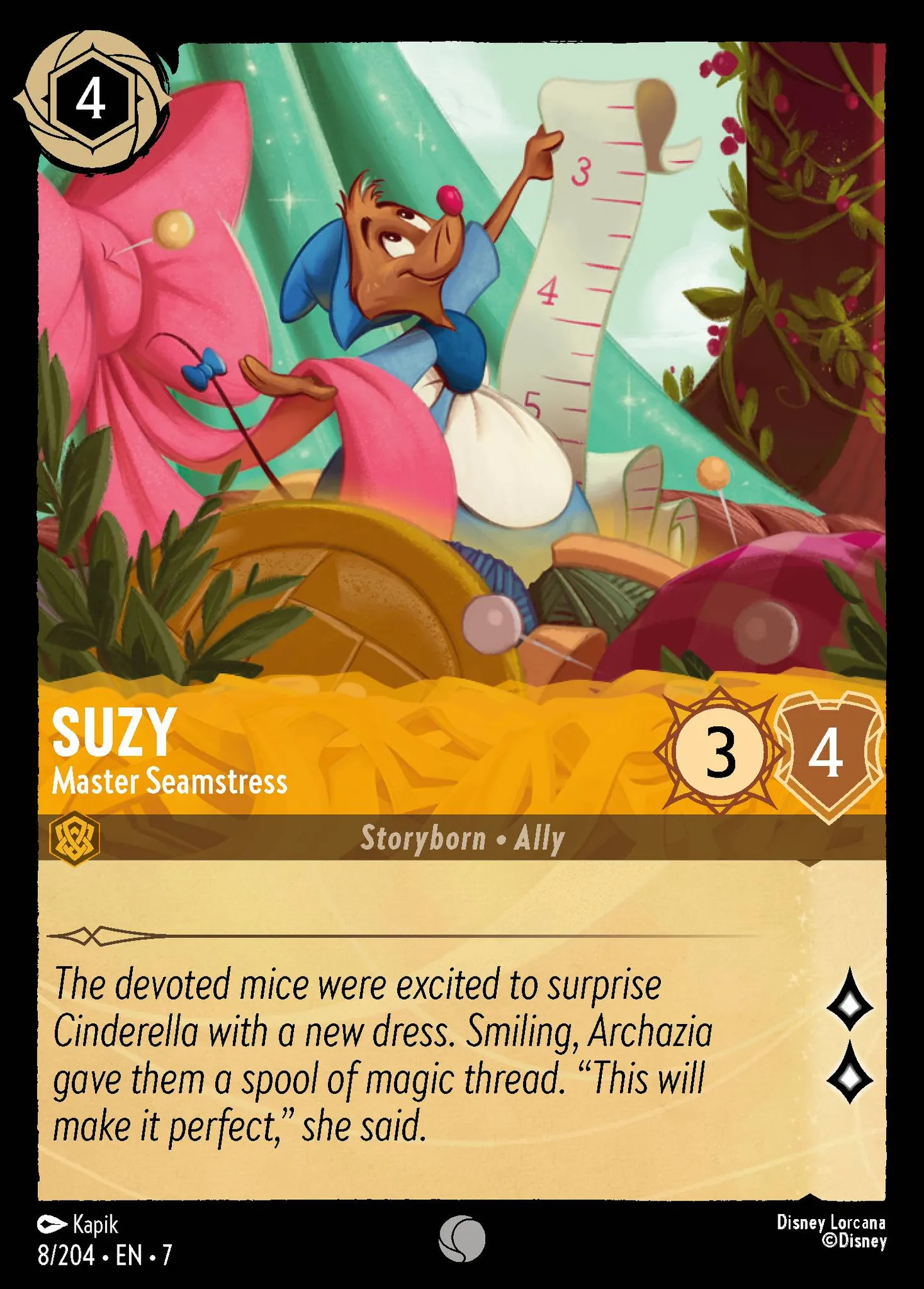 Suzy - Master Seamstress — Archazia's Island — Lorcana