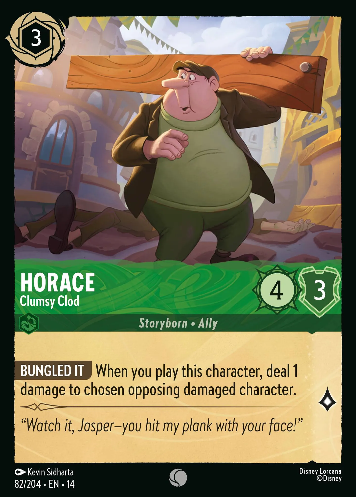 Horace - Clumsy Clod — Hyperia City — Lorcana