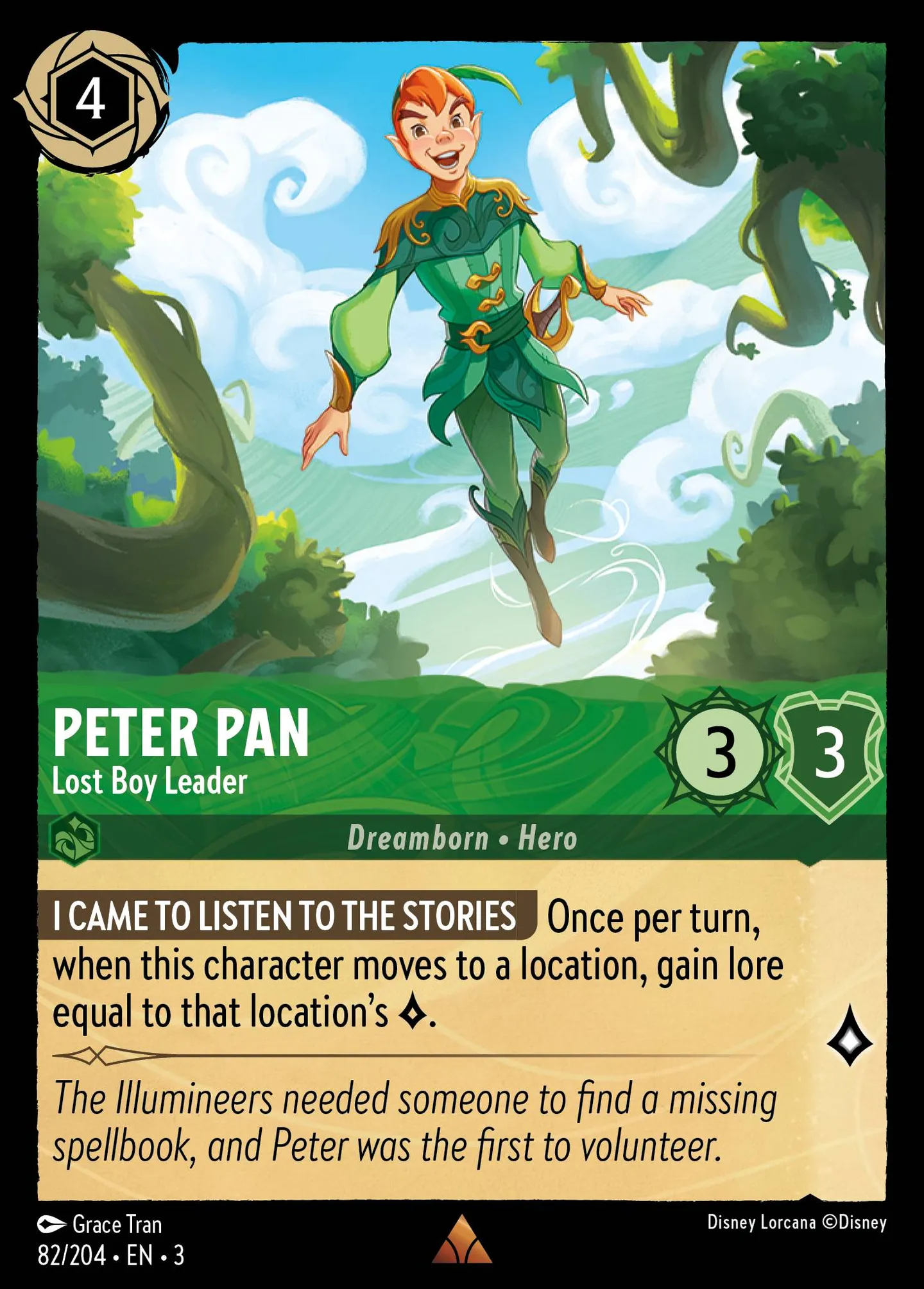 Peter Pan - Chef des enfants perdus — Into the Inklands — Lorcana