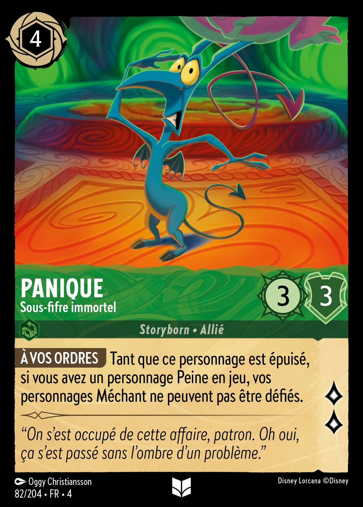 Panique - Sous-fifre immortel — Ursula's Return — Lorcana