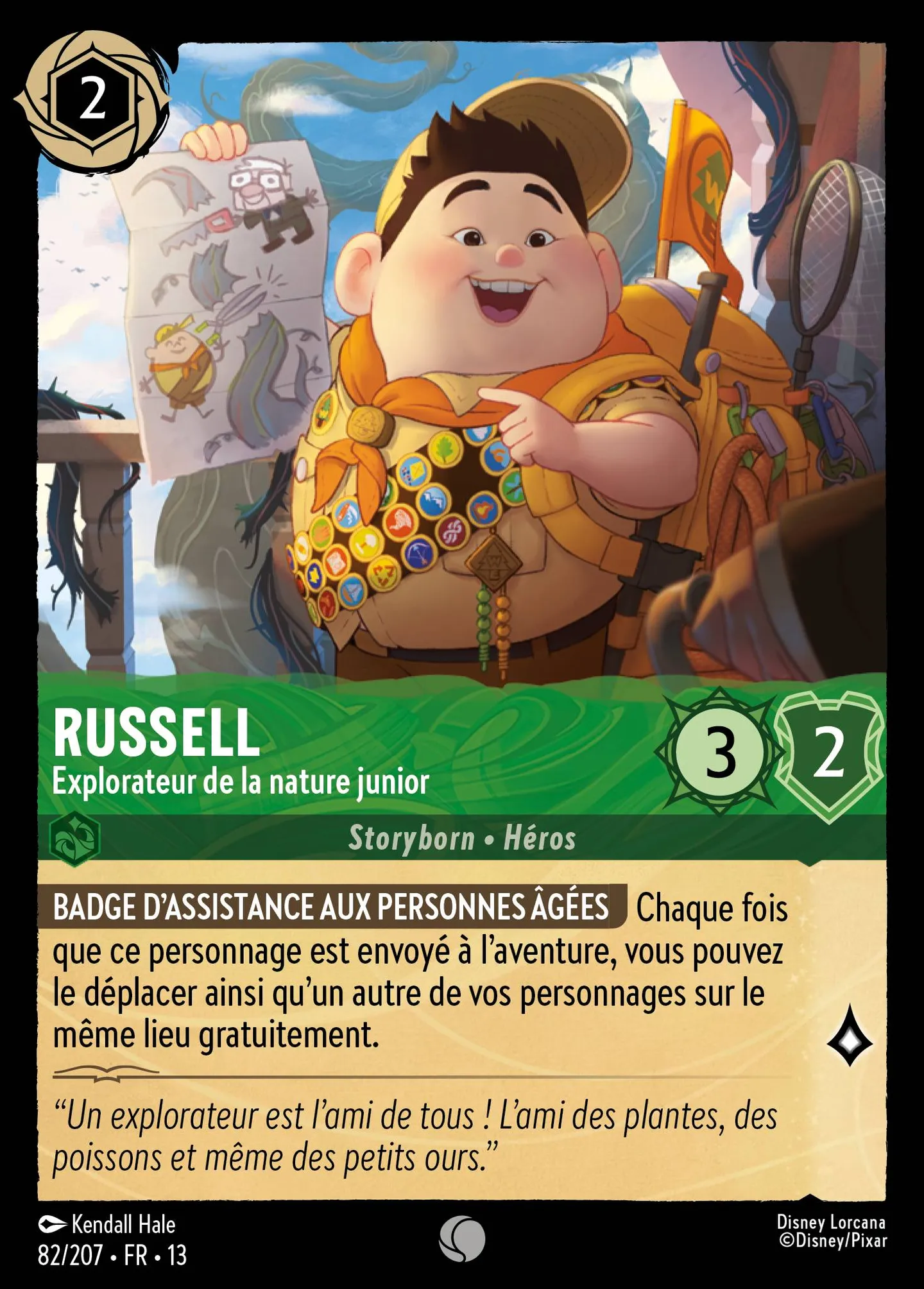 Russell - Explorateur de la nature junior — Attack of the Vine! — Lorcana
