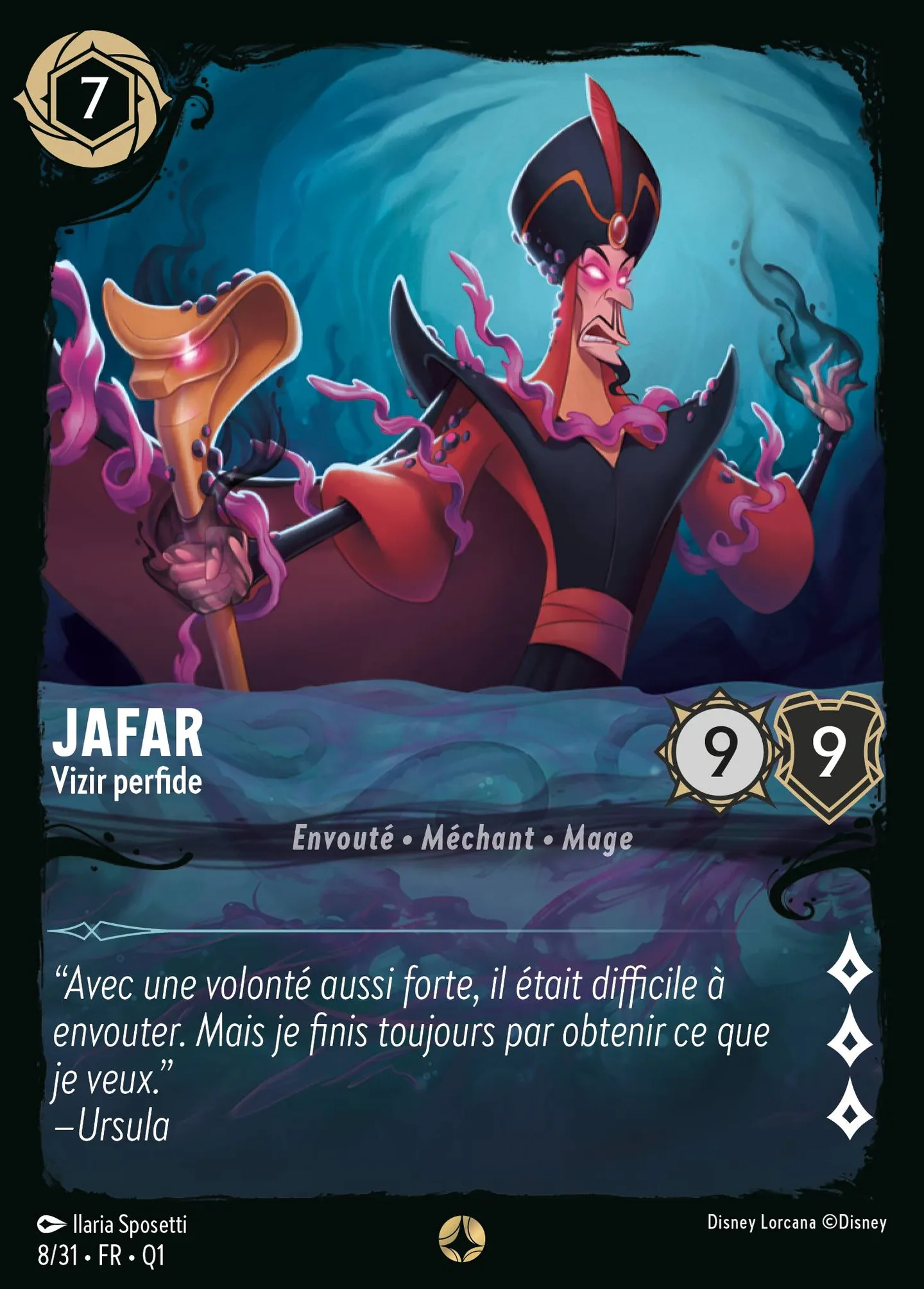Jafar - Vizir perfide — Illumineer's Quest: Deep Trouble — Lorcana