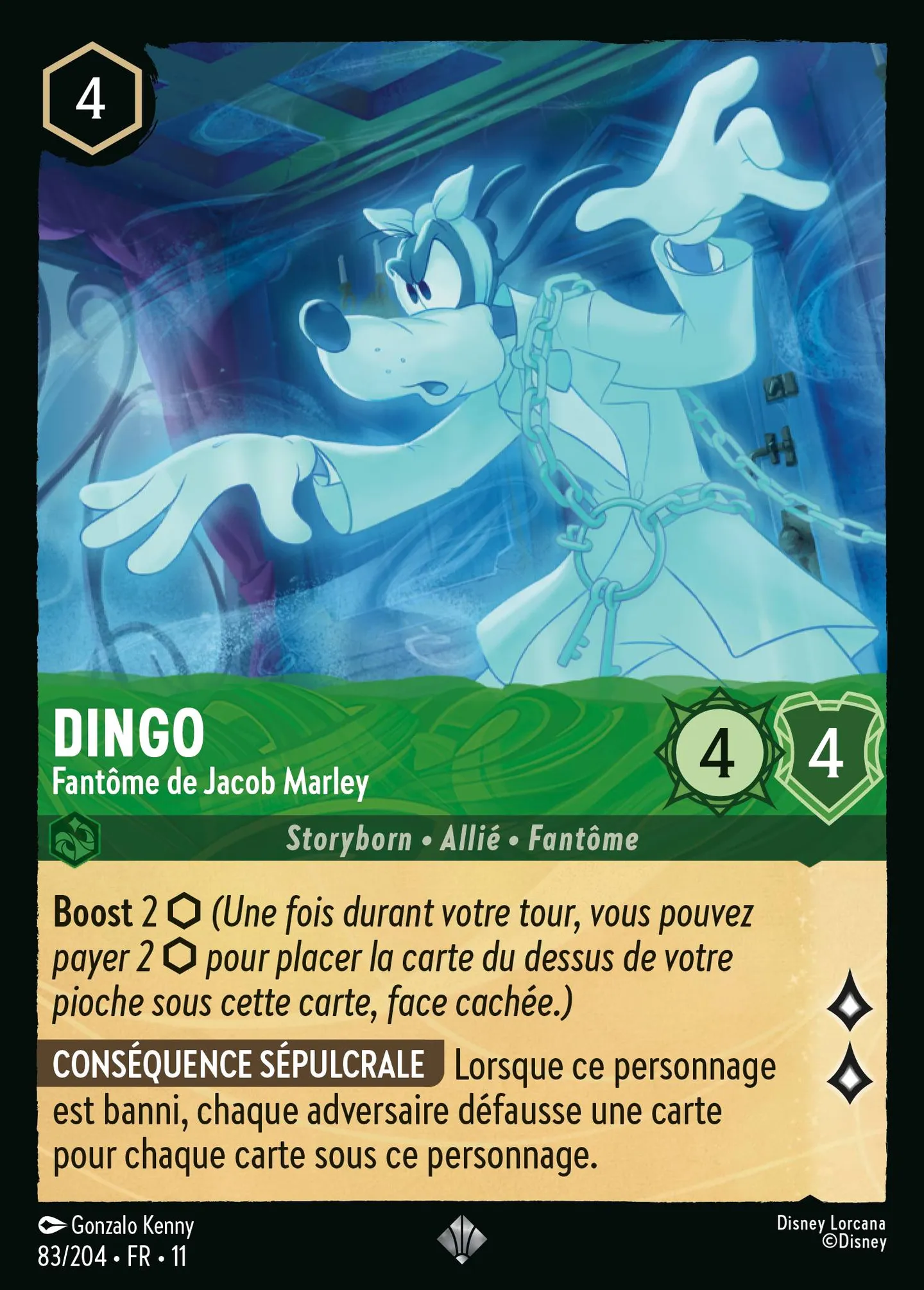 Dingo - Fantôme de Jacob Marley — Winterspell — Lorcana
