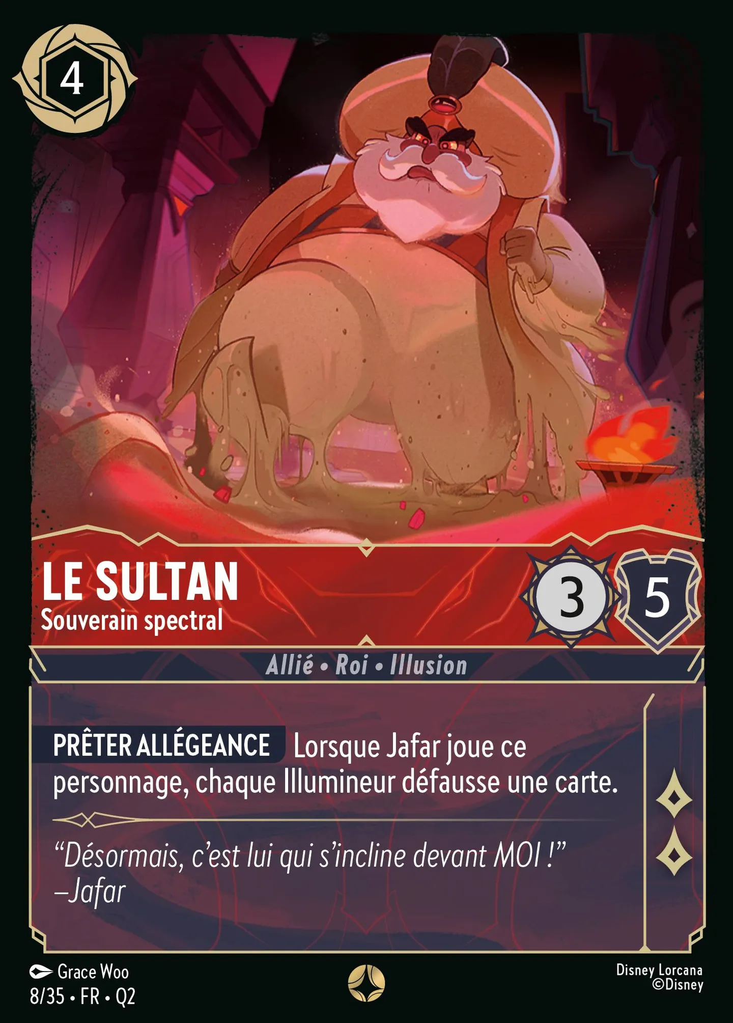Le Sultan - Souverain spectral — Illumineer's Quest: Palace Heist — Lorcana