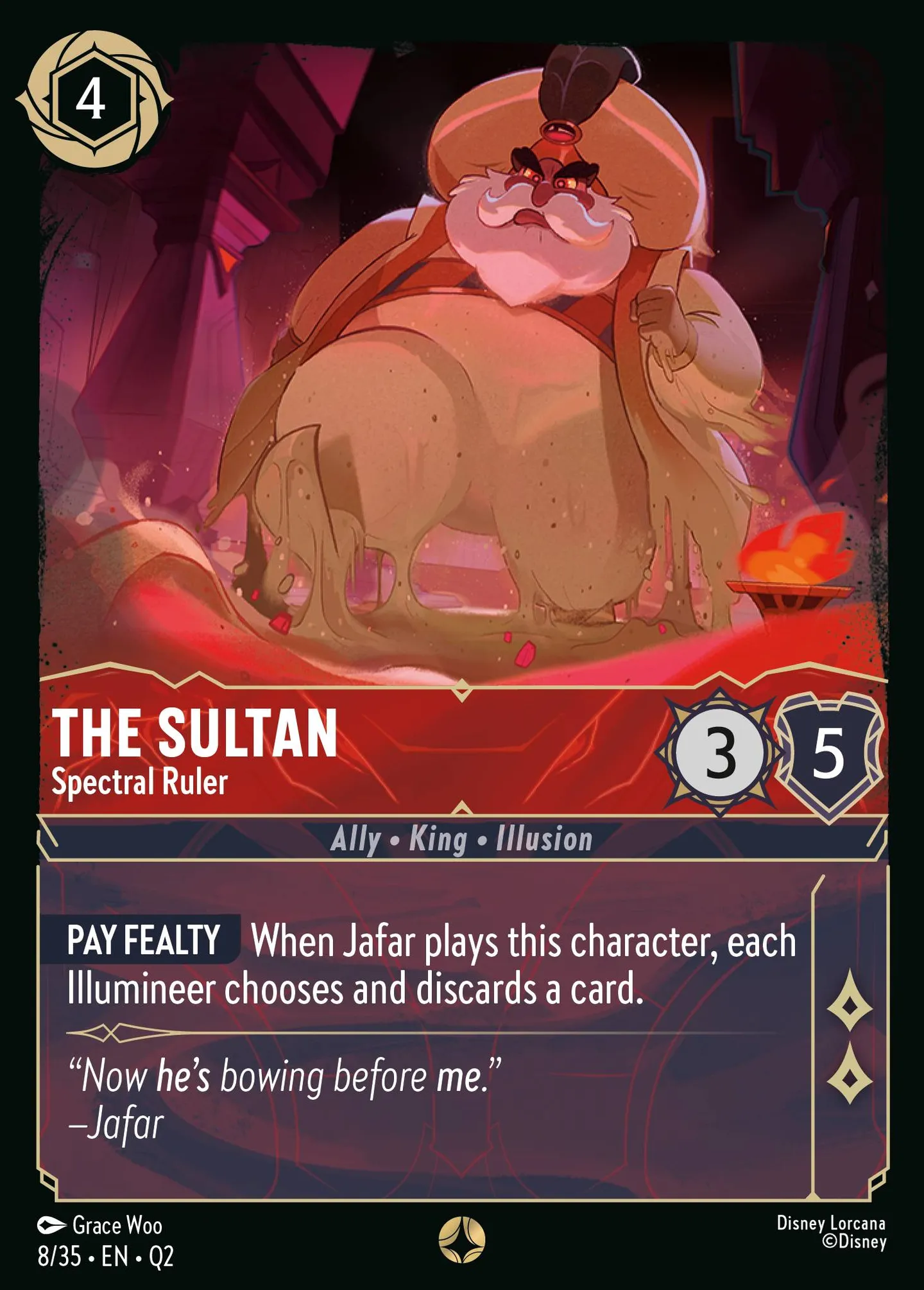 The Sultan - Spectral Ruler — Illumineer's Quest: Palace Heist — Lorcana