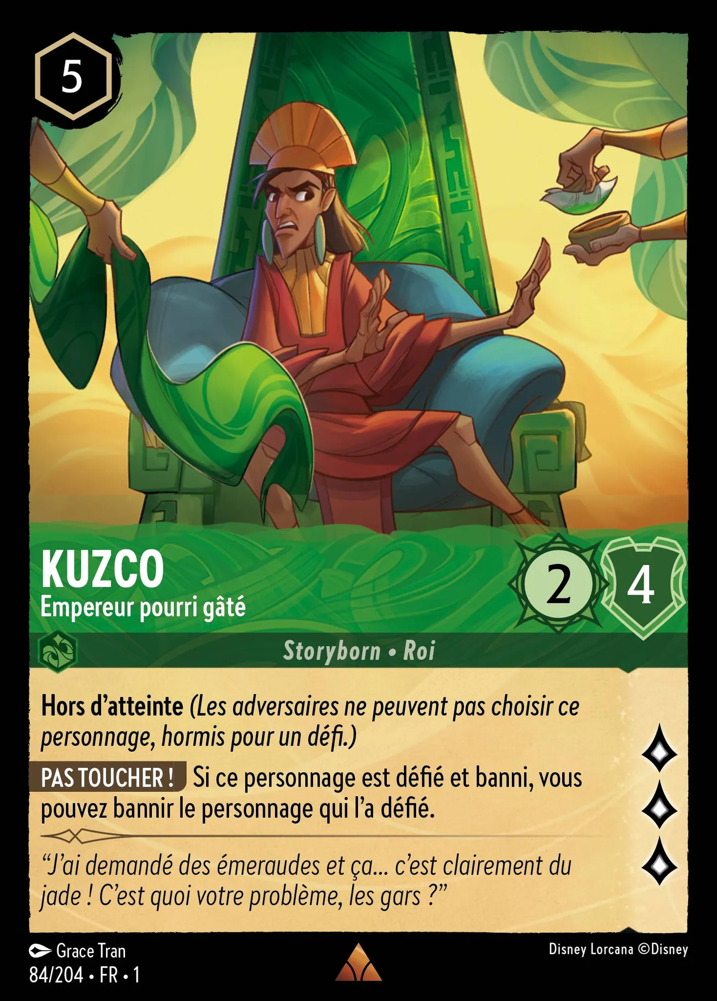 Kuzco - Empereur pourri gâté — The First Chapter — Lorcana