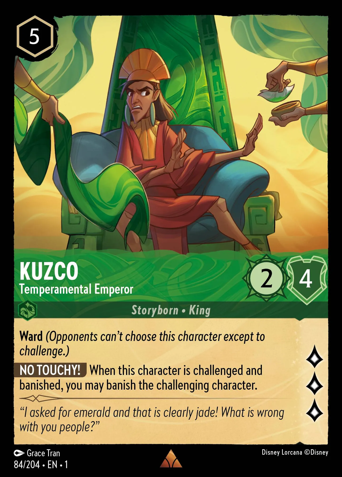 Kuzco - Temperamental Emperor — The First Chapter — Lorcana