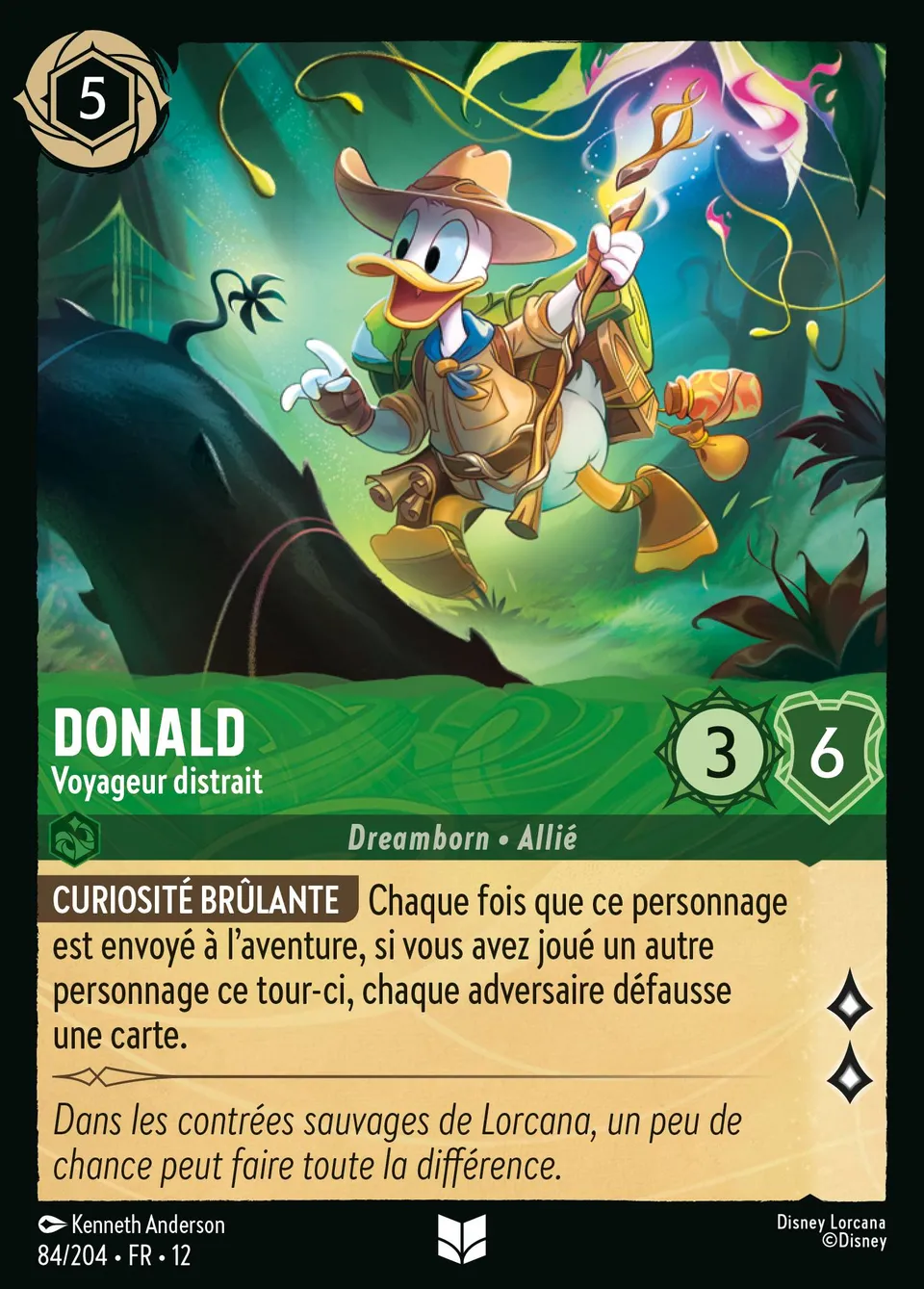 Donald - Voyageur distrait from Wilds Unknown - Lorcana