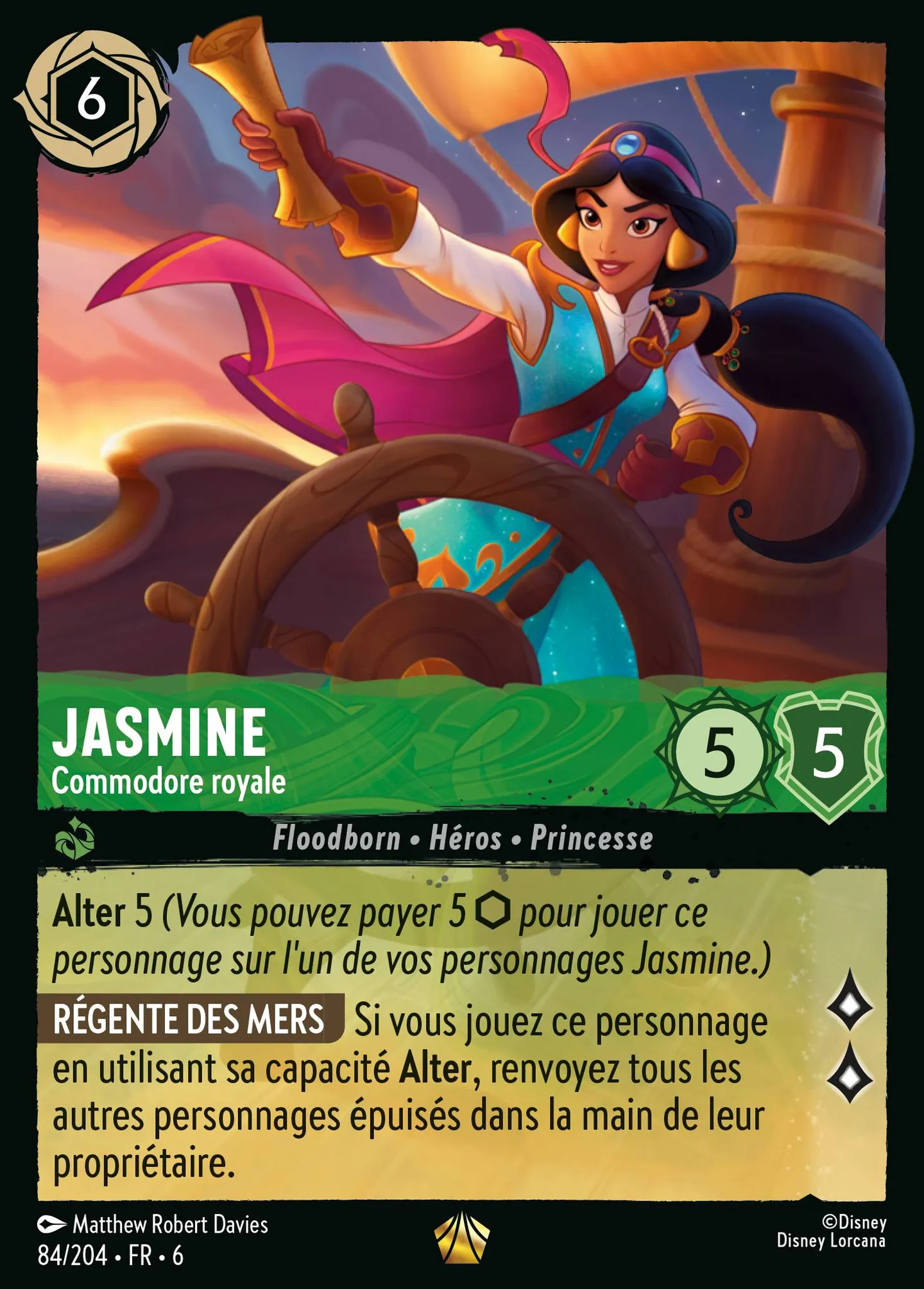 Jasmine - Commodore royale — Azurite Sea — Lorcana