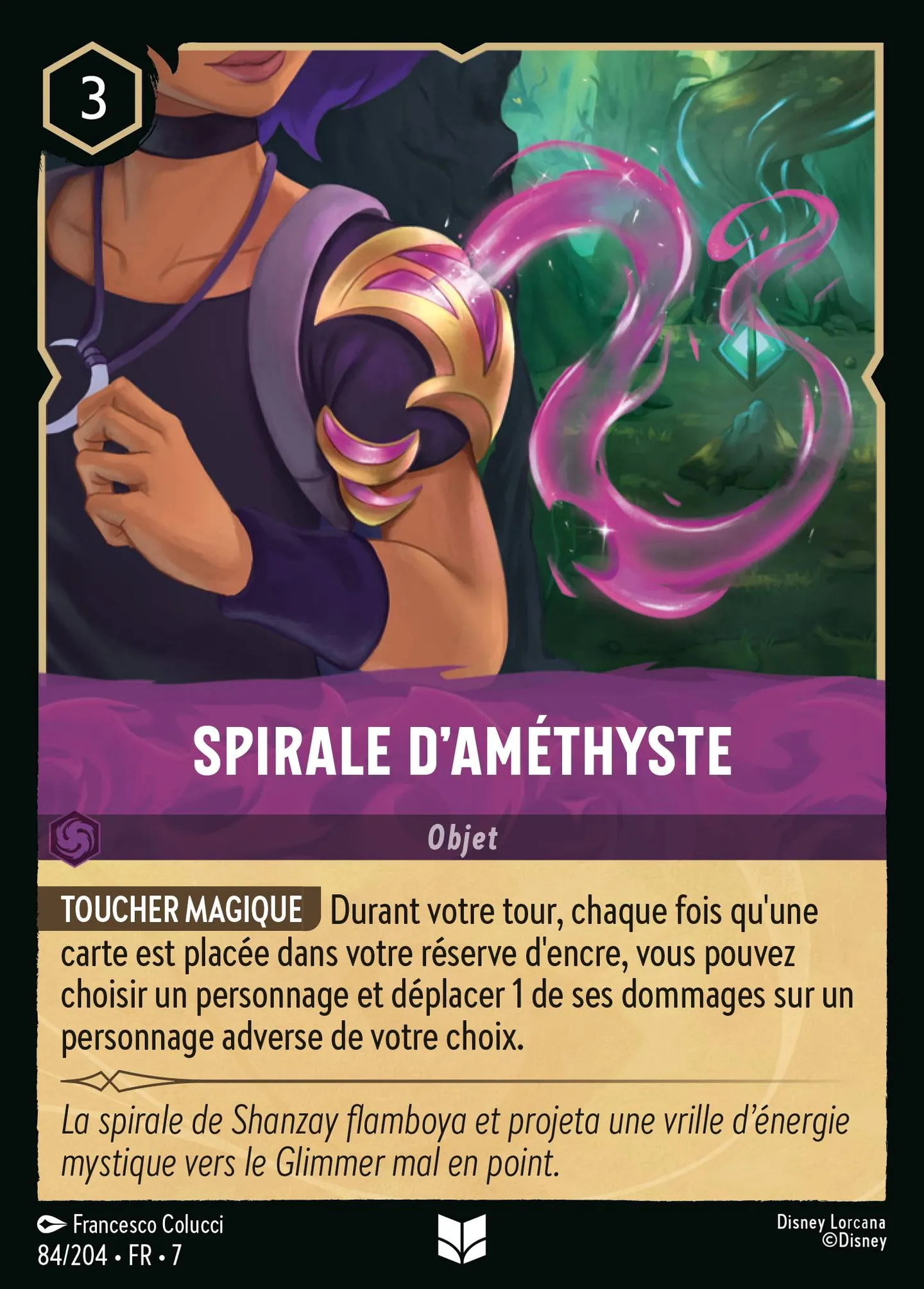 Spirale d'améthyste — Archazia's Island — Lorcana