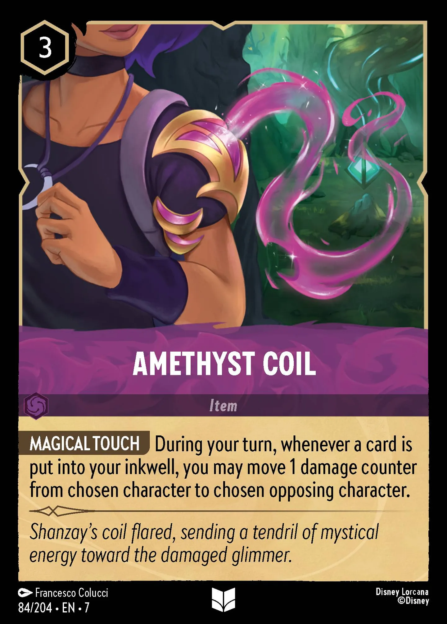Spirale d'améthyste — Archazia's Island — Lorcana