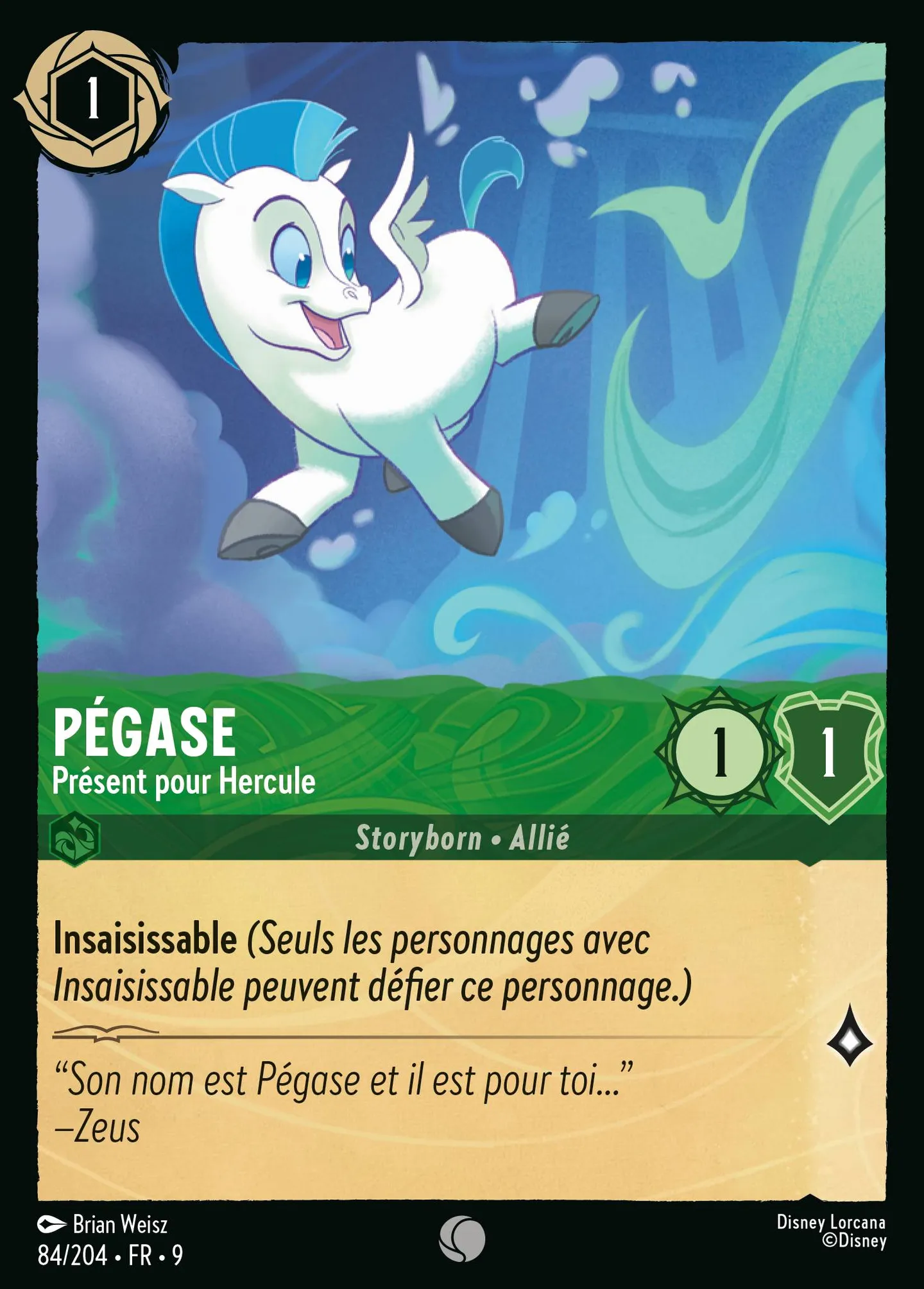 Pégase - Présent pour Hercule — Fabled — Lorcana