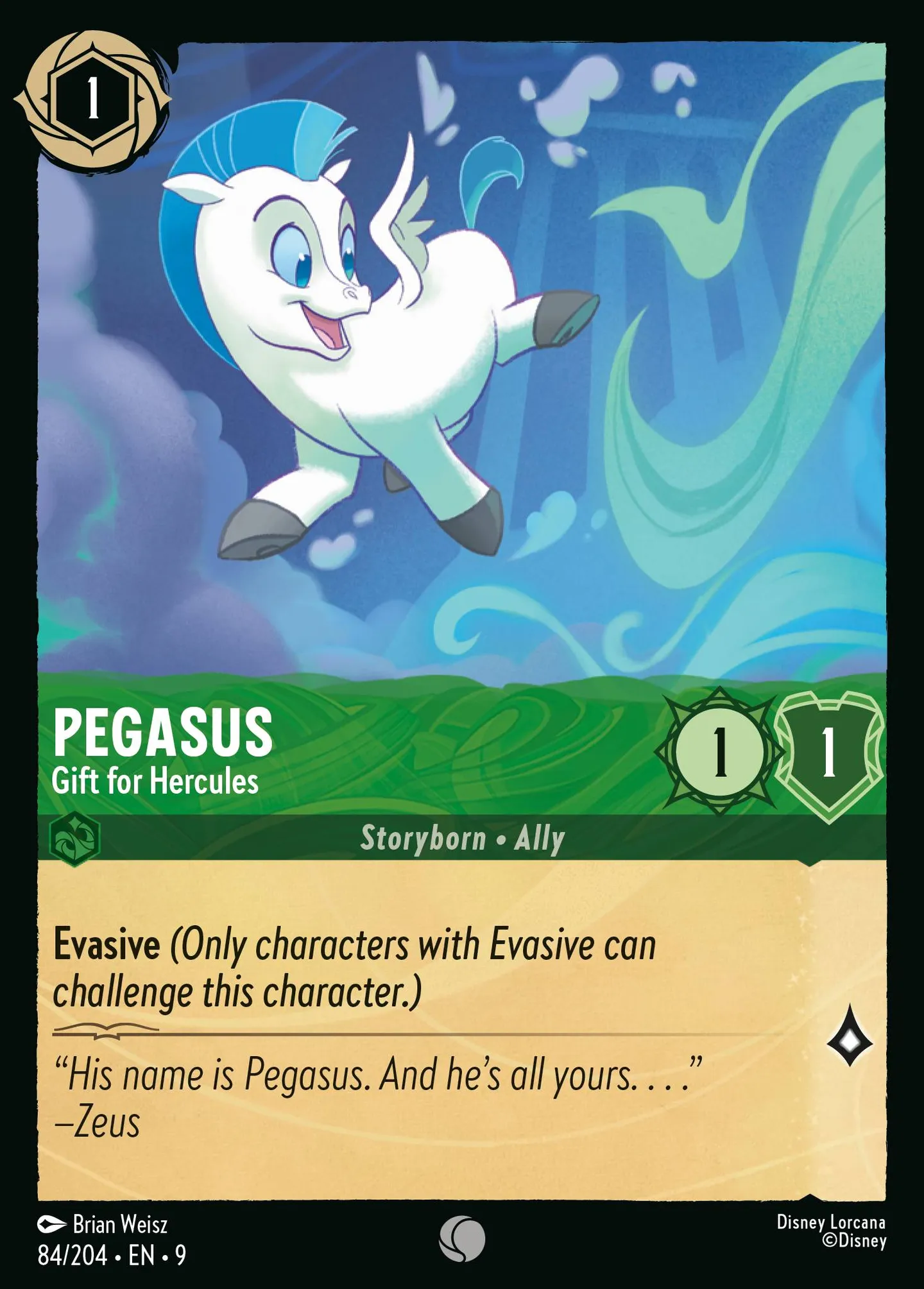 Pegasus - Gift for Hercules — Fabled — Lorcana