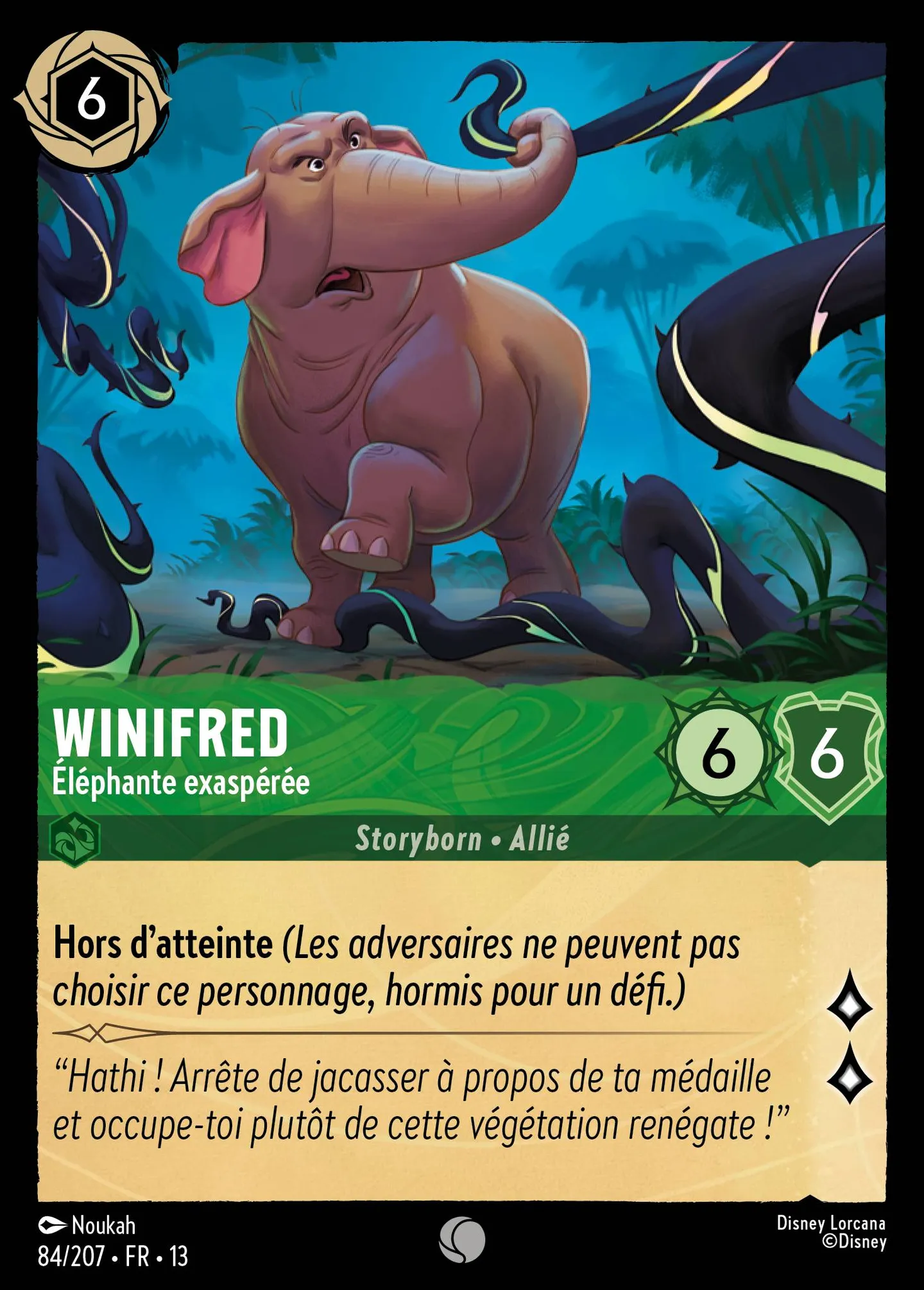 Winifred - Éléphante exaspérée — Attack of the Vine! — Lorcana