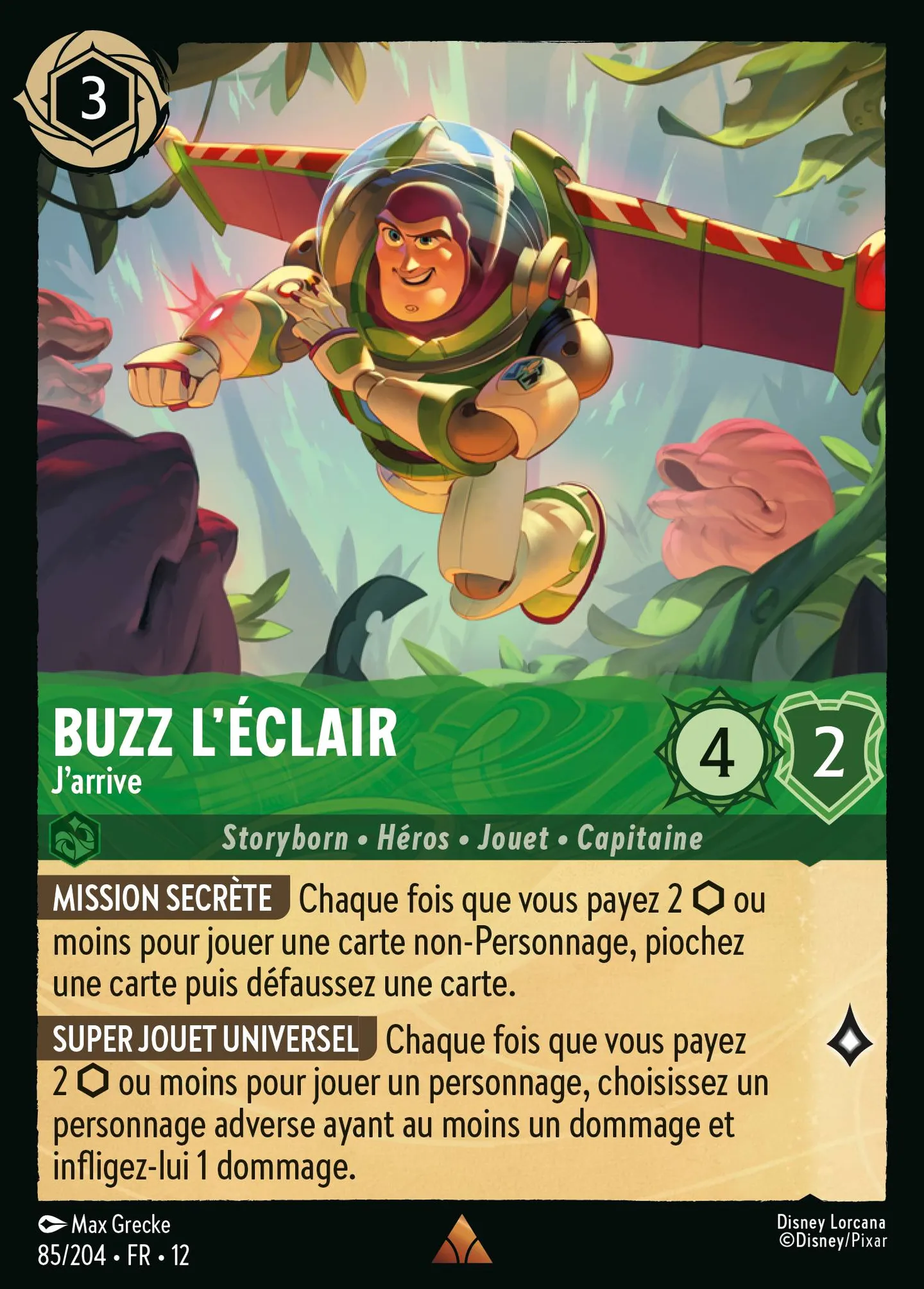 Buzz l'Éclair - J'arrive — Wilds Unknown — Lorcana