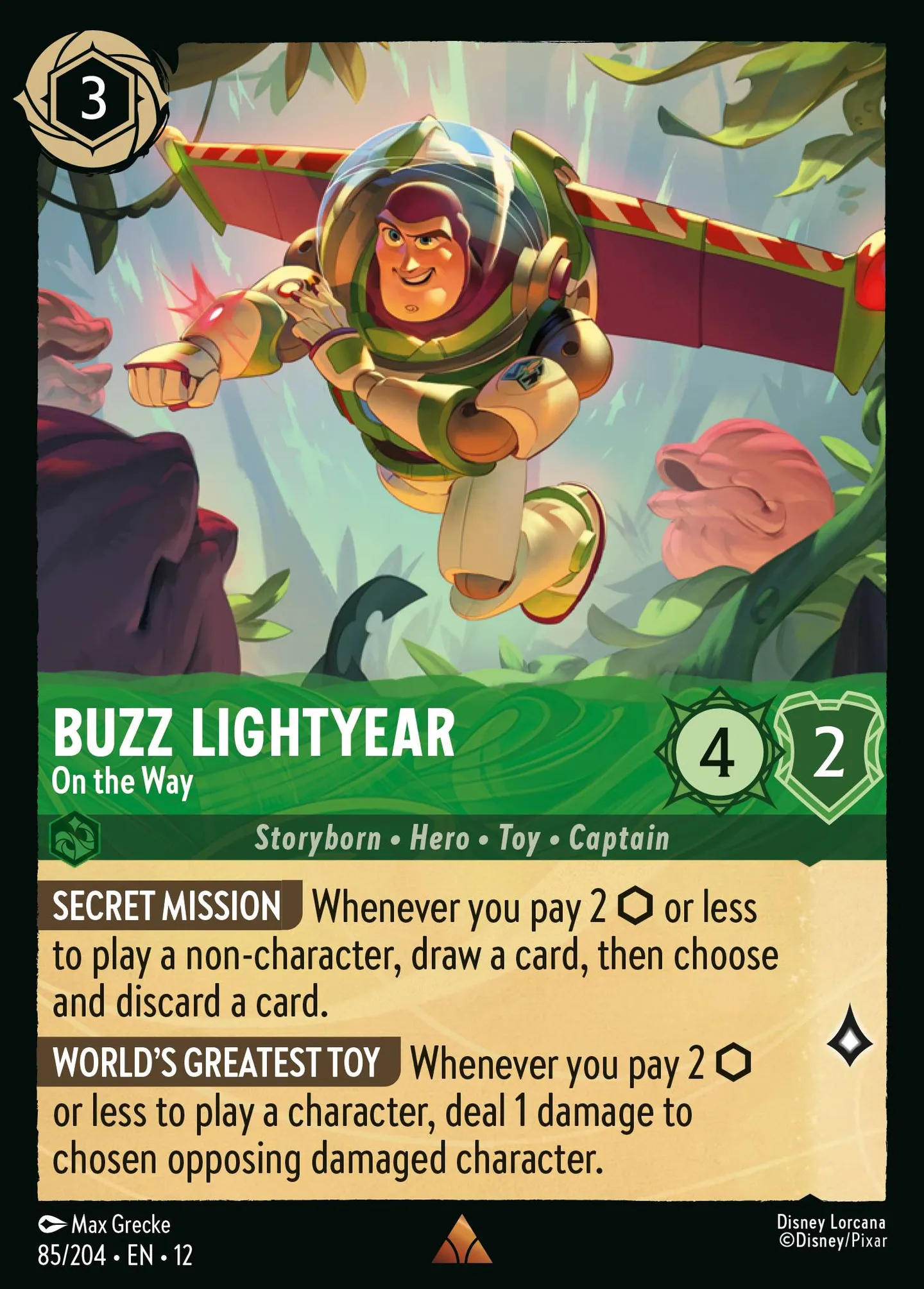 Buzz l'Éclair - J'arrive — Wilds Unknown — Lorcana
