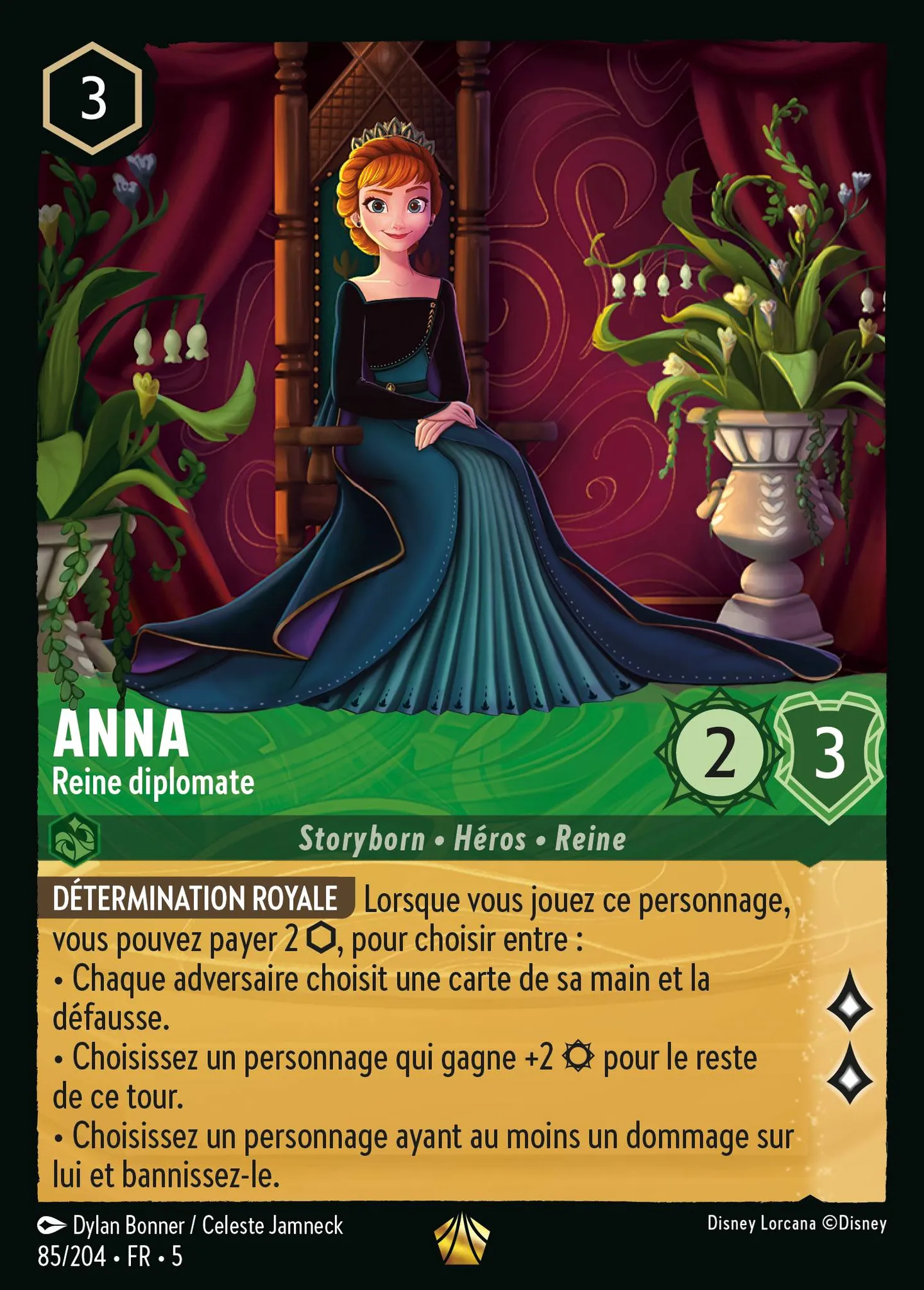 Anna - Reine diplomate — Shimmering Skies — Lorcana