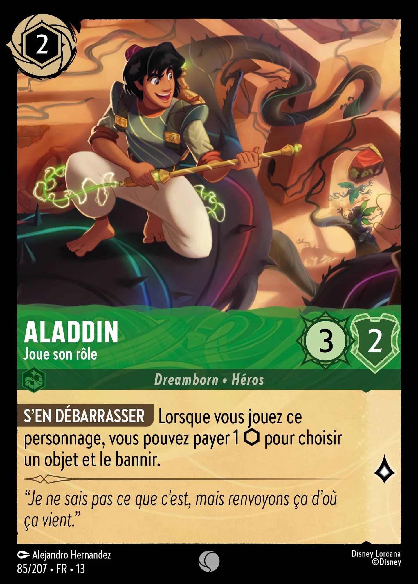Aladdin - Joue son rôle — Attack of the Vine! — Lorcana